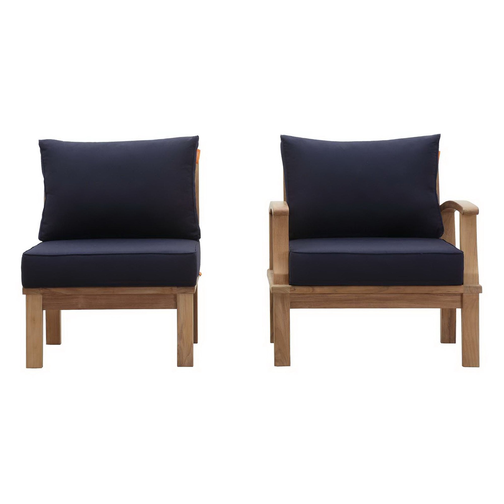 Modway Marina 2 Piece Outdoor Patio Teak Set