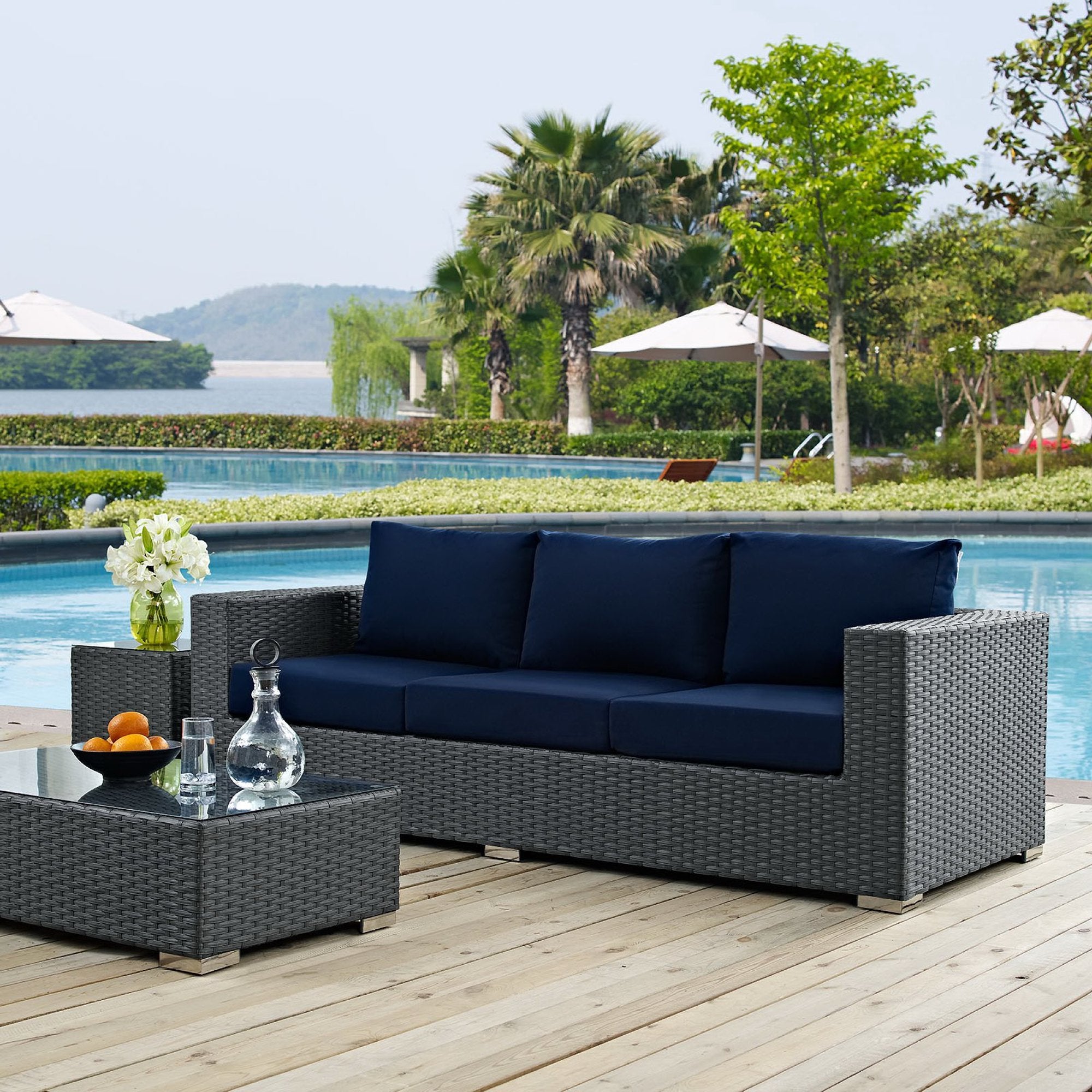 Modway Sojourn Outdoor Patio Sunbrella® Sofa