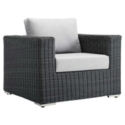 Modway Summon Outdoor Patio Fabric Sunbrella® Armchair
