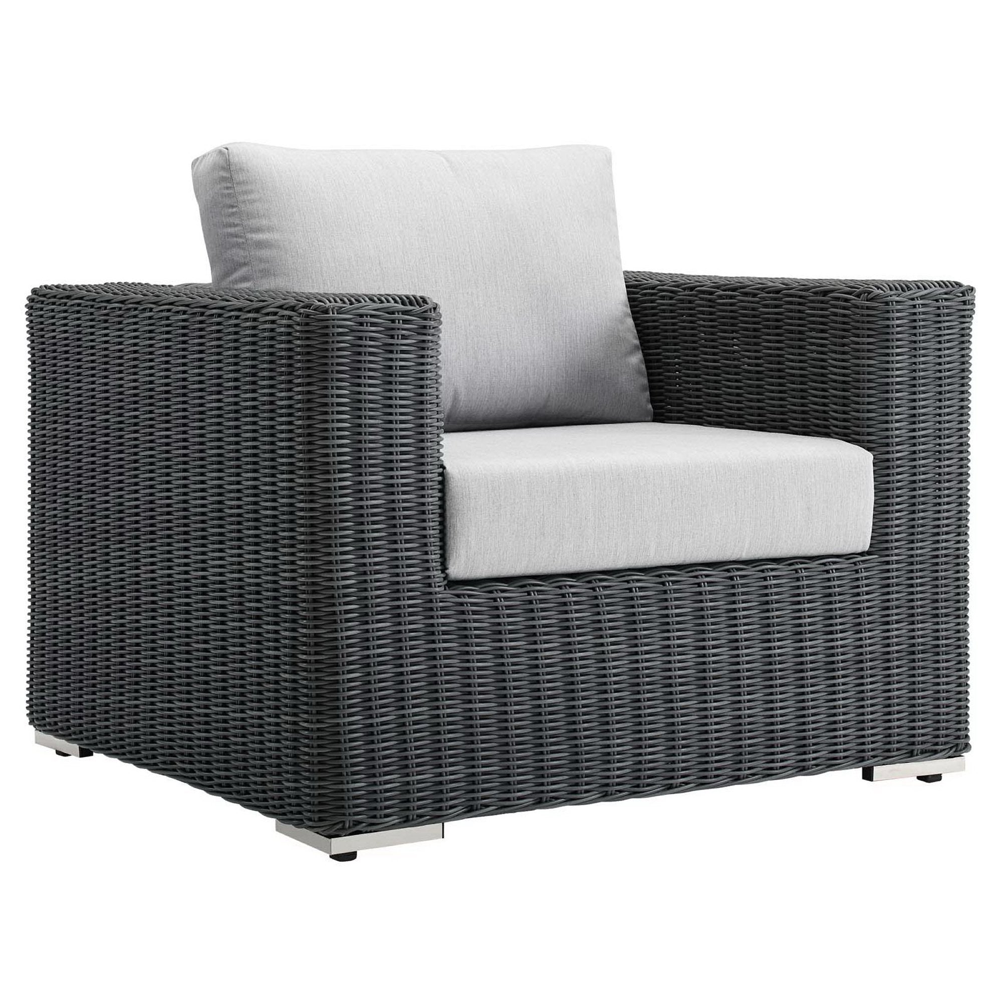 Modway Summon Outdoor Patio Fabric Sunbrella® Armchair