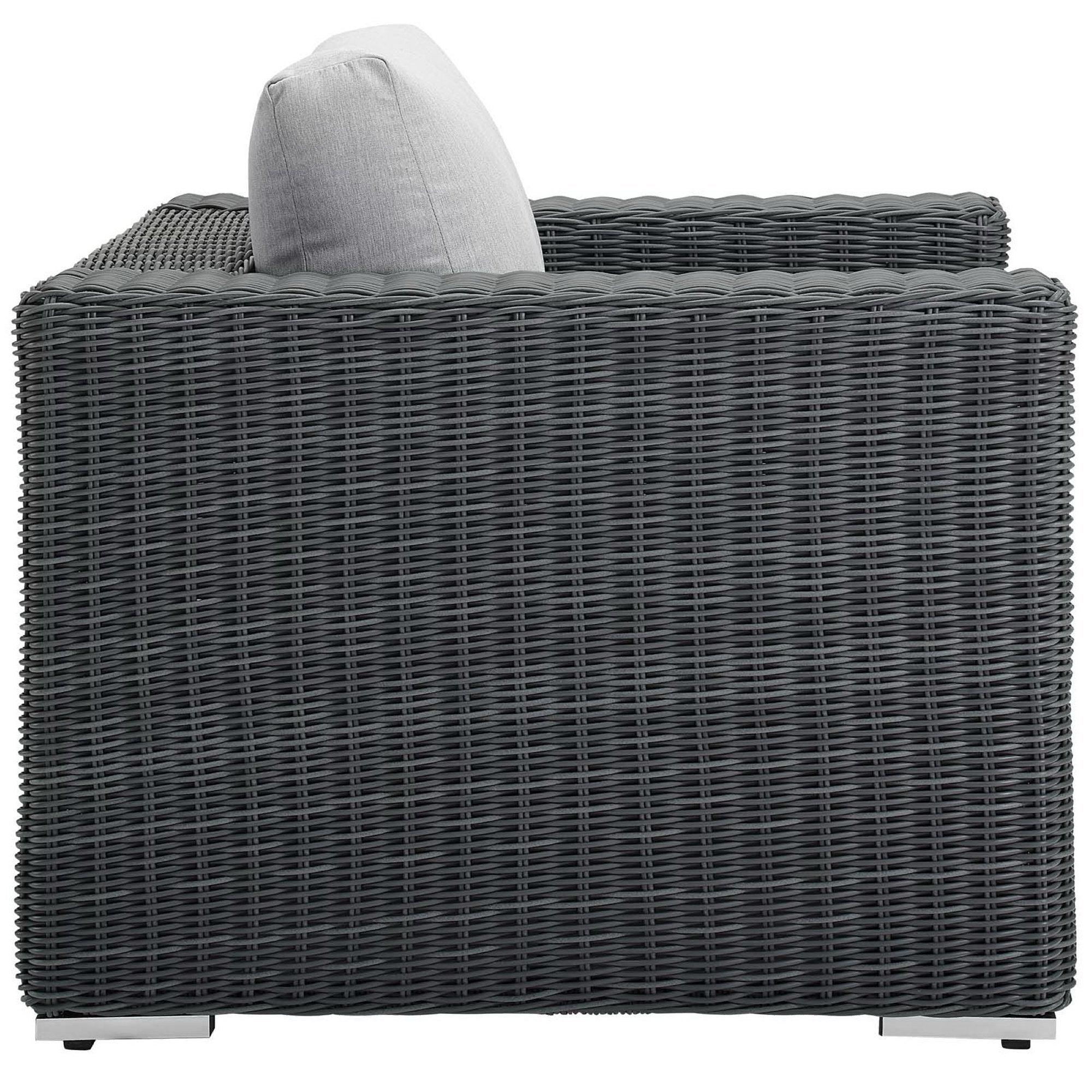 Modway Summon Outdoor Patio Fabric Sunbrella® Armchair