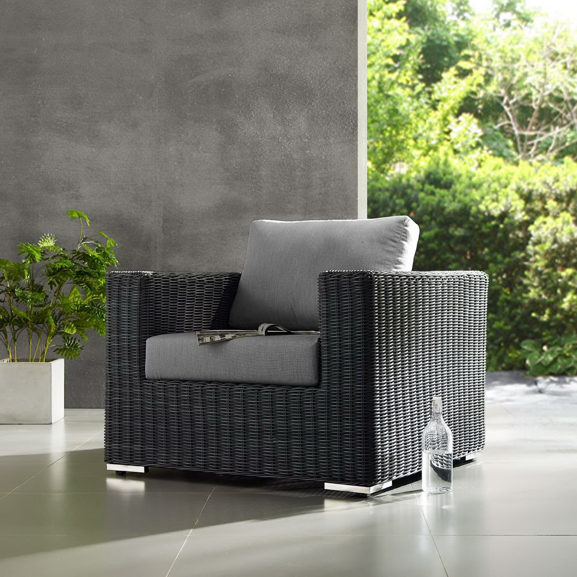 Modway Summon Outdoor Patio Fabric Sunbrella® Armchair