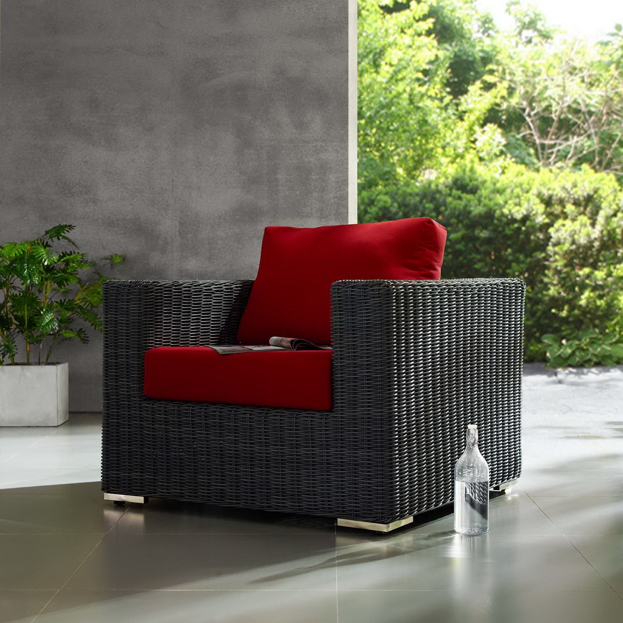 Modway Summon Outdoor Patio Fabric Sunbrella® Armchair