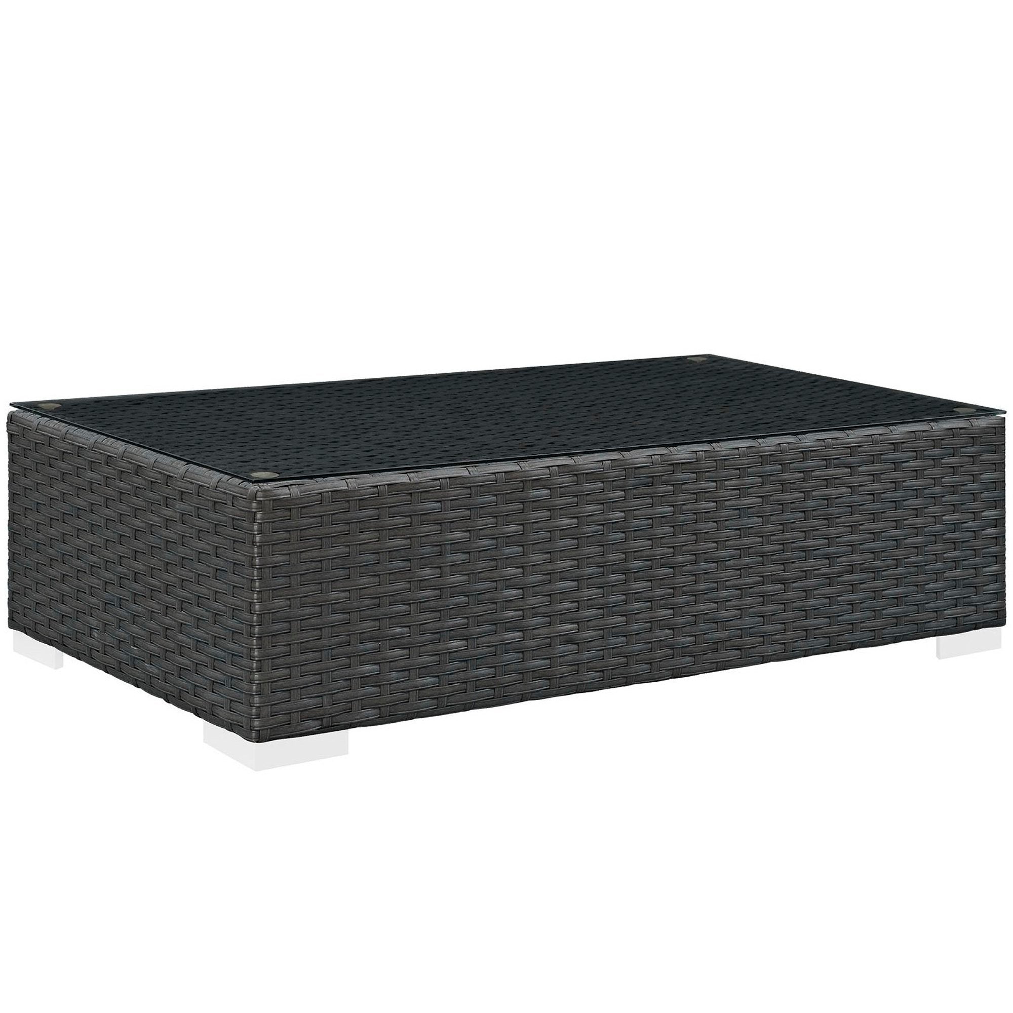 Modway Sojourn 3 Piece Outdoor Patio Sunbrella® Sectional Set