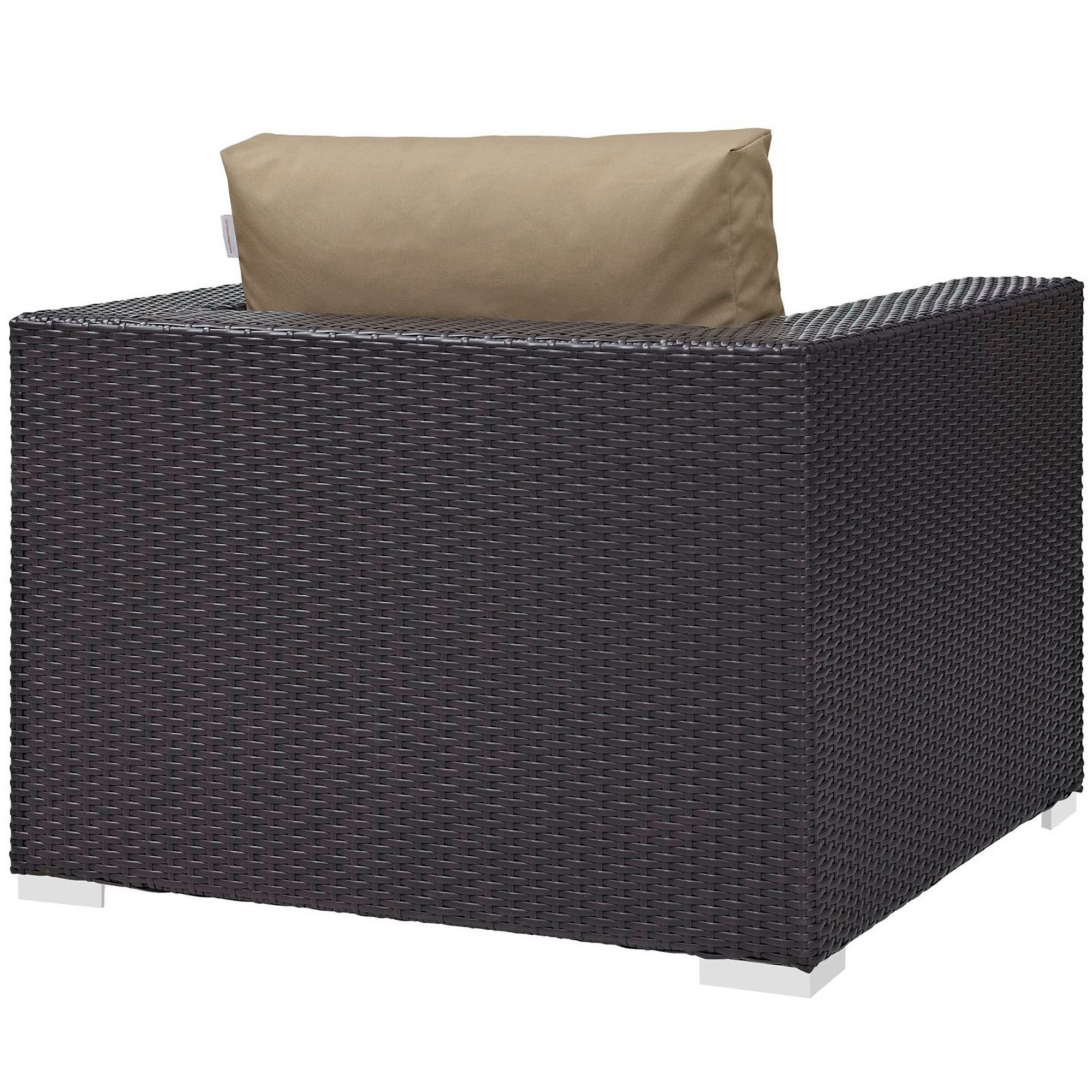 Modway Convene 10 Piece Outdoor Patio Sectional Set