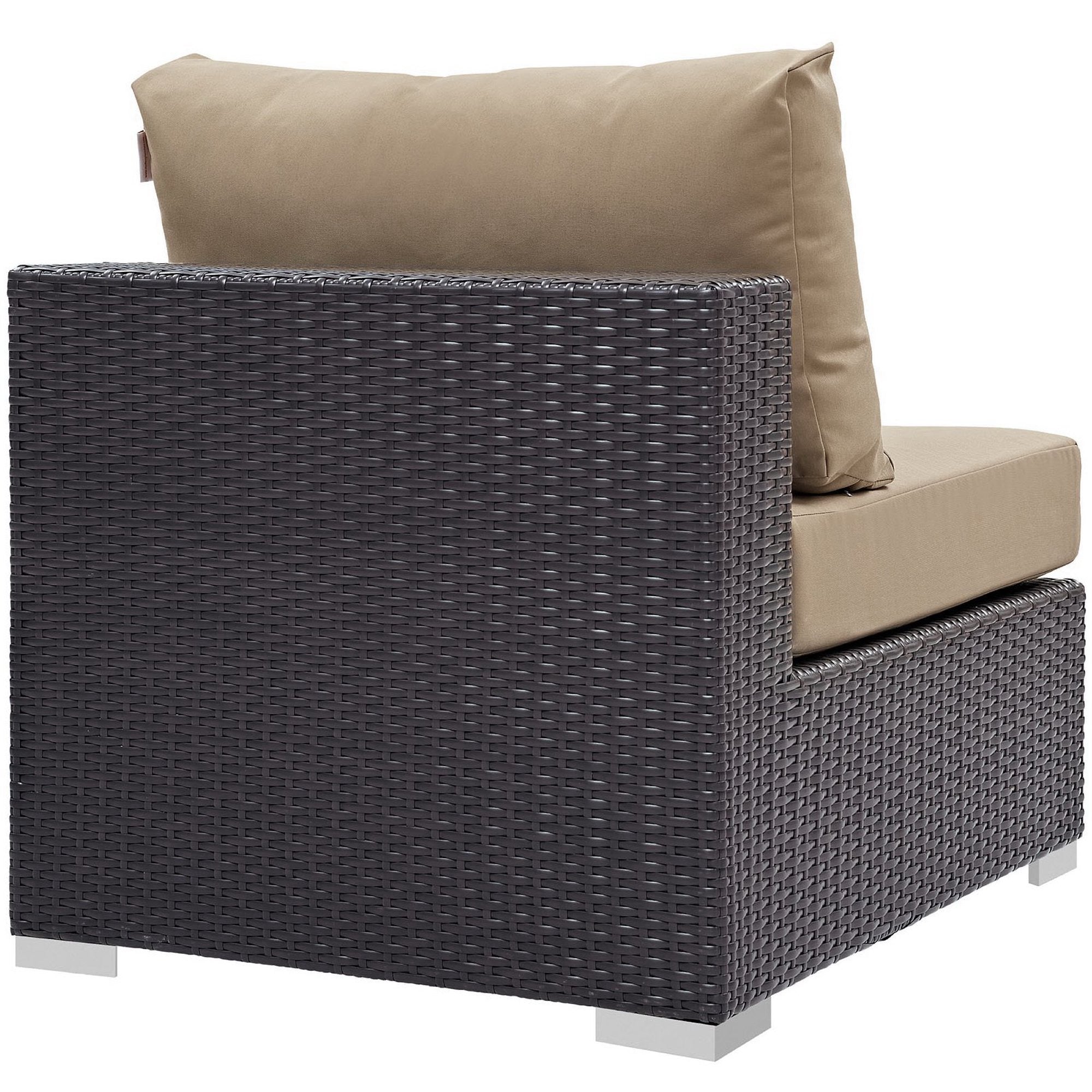 Modway Convene 5 Piece Outdoor Patio Sectional Set