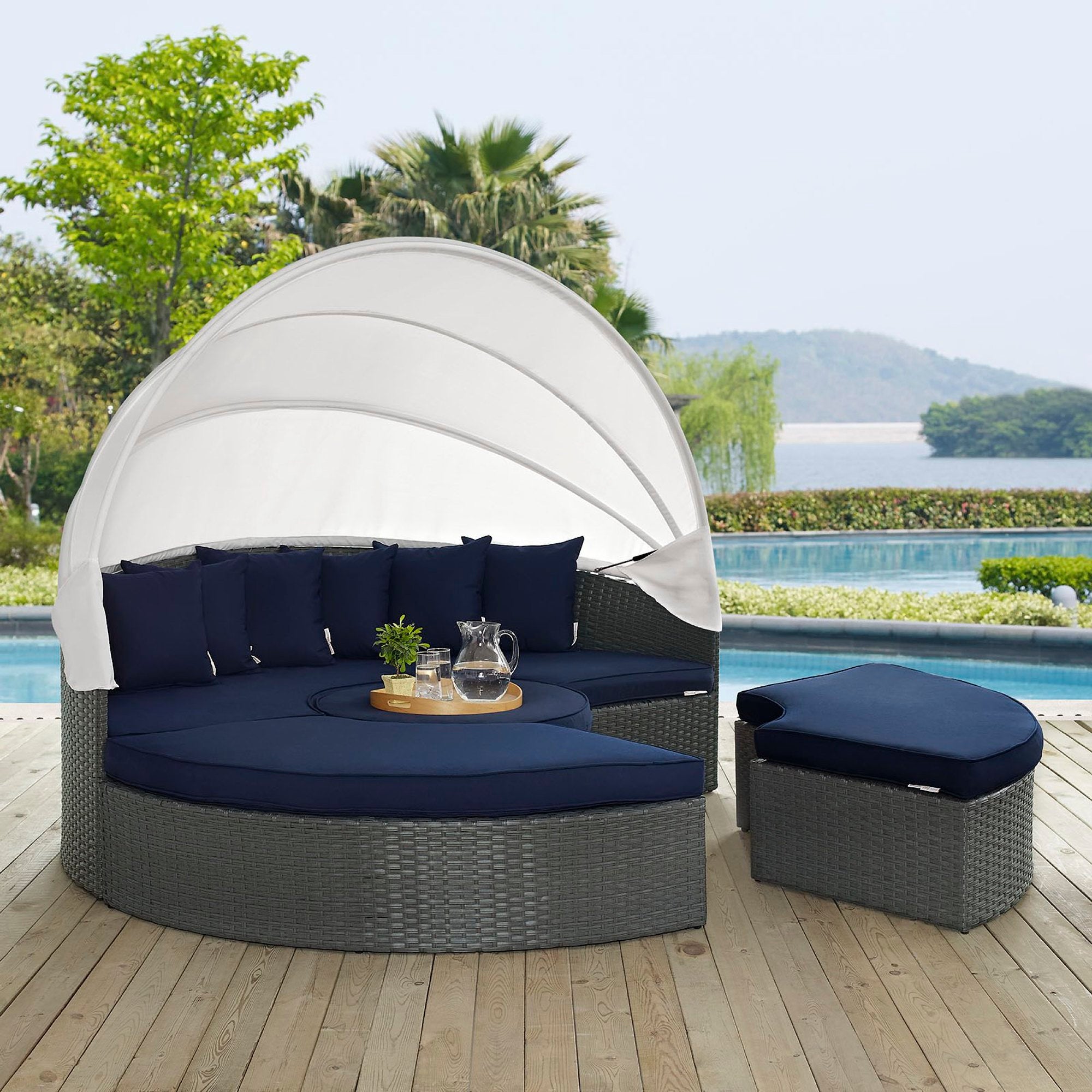 Modway Sojourn Outdoor Patio Sunbrella® Daybed