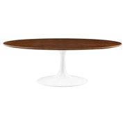 Modway Lippa 48" Oval Wood Coffee Table
