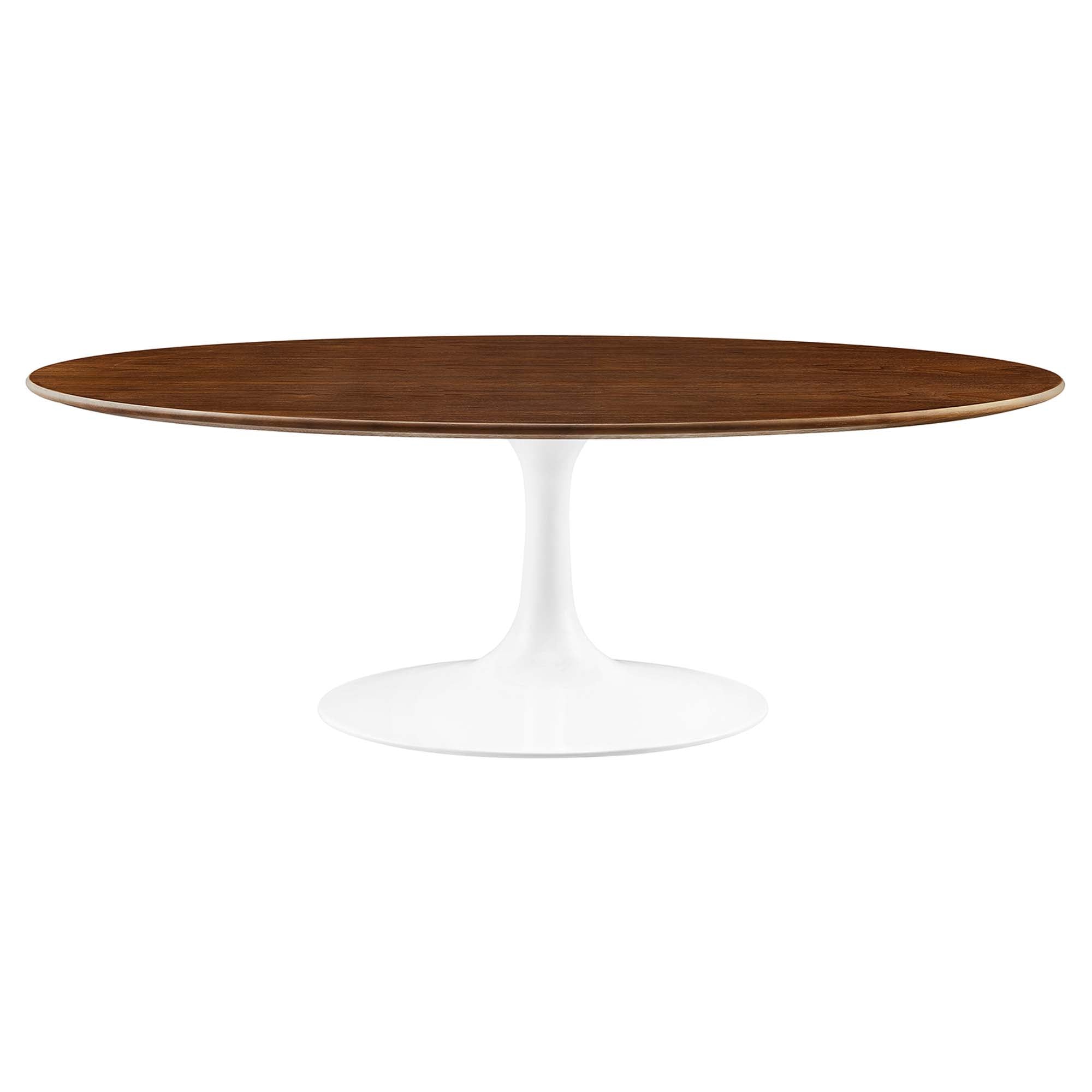 Modway Lippa 48" Oval Wood Coffee Table