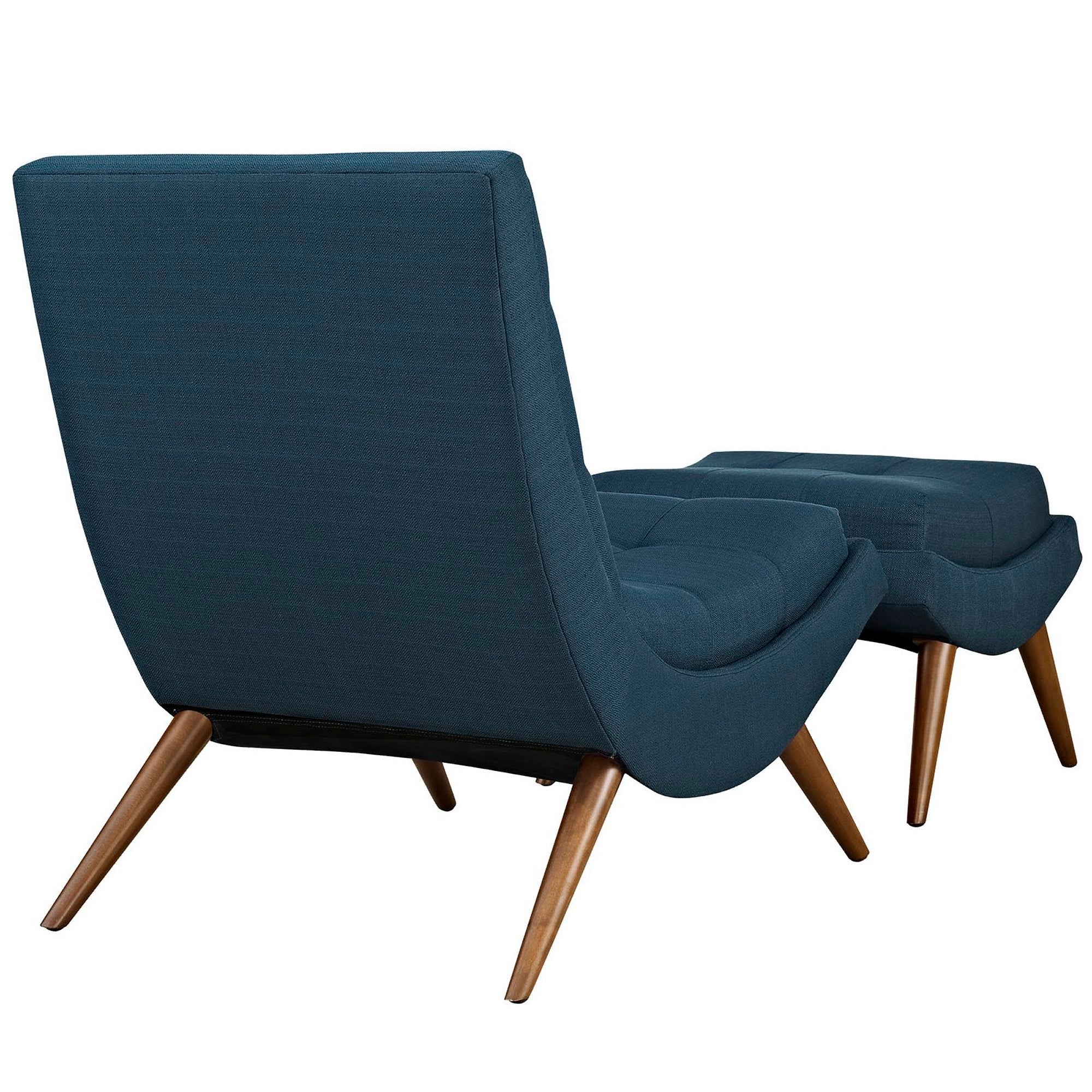 Modway Ramp Upholstered Fabric Lounge Chair Set
