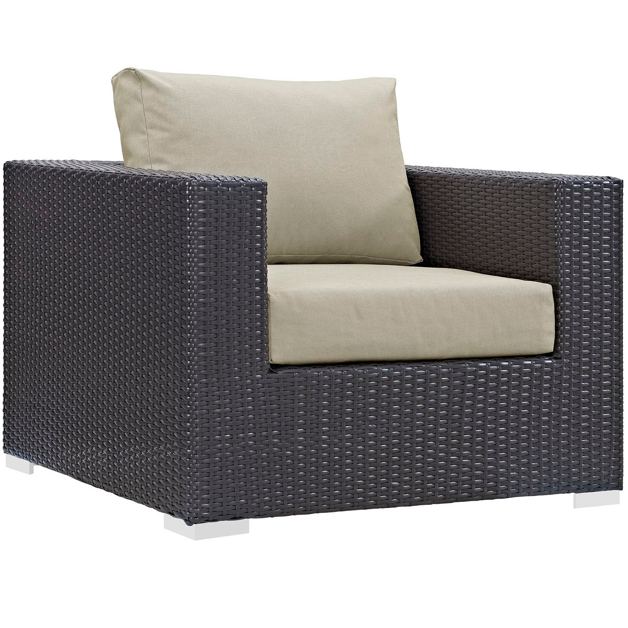 Modway Convene 10 Piece Outdoor Patio Sectional Set