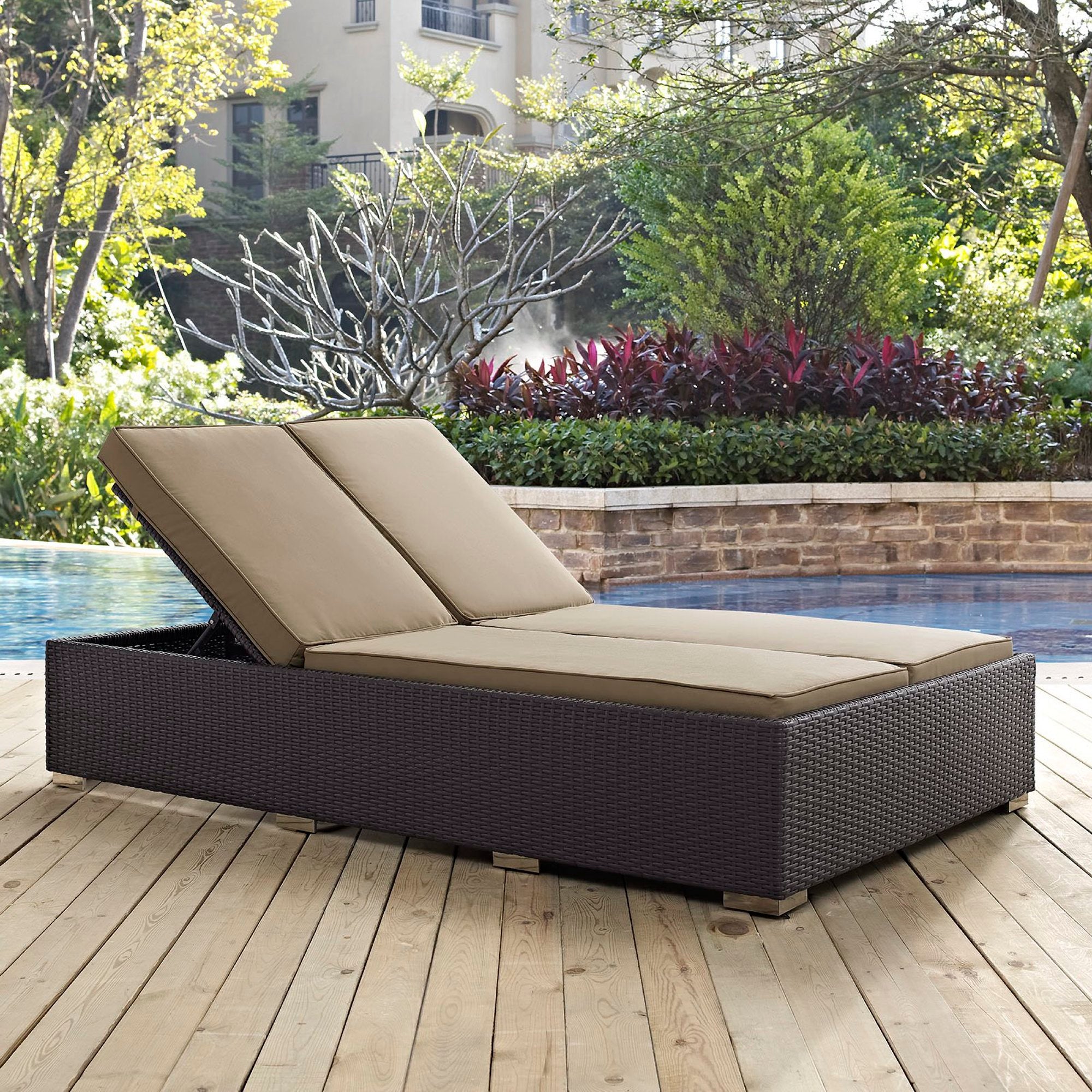 Modway Convene Double Outdoor Patio Chaise
