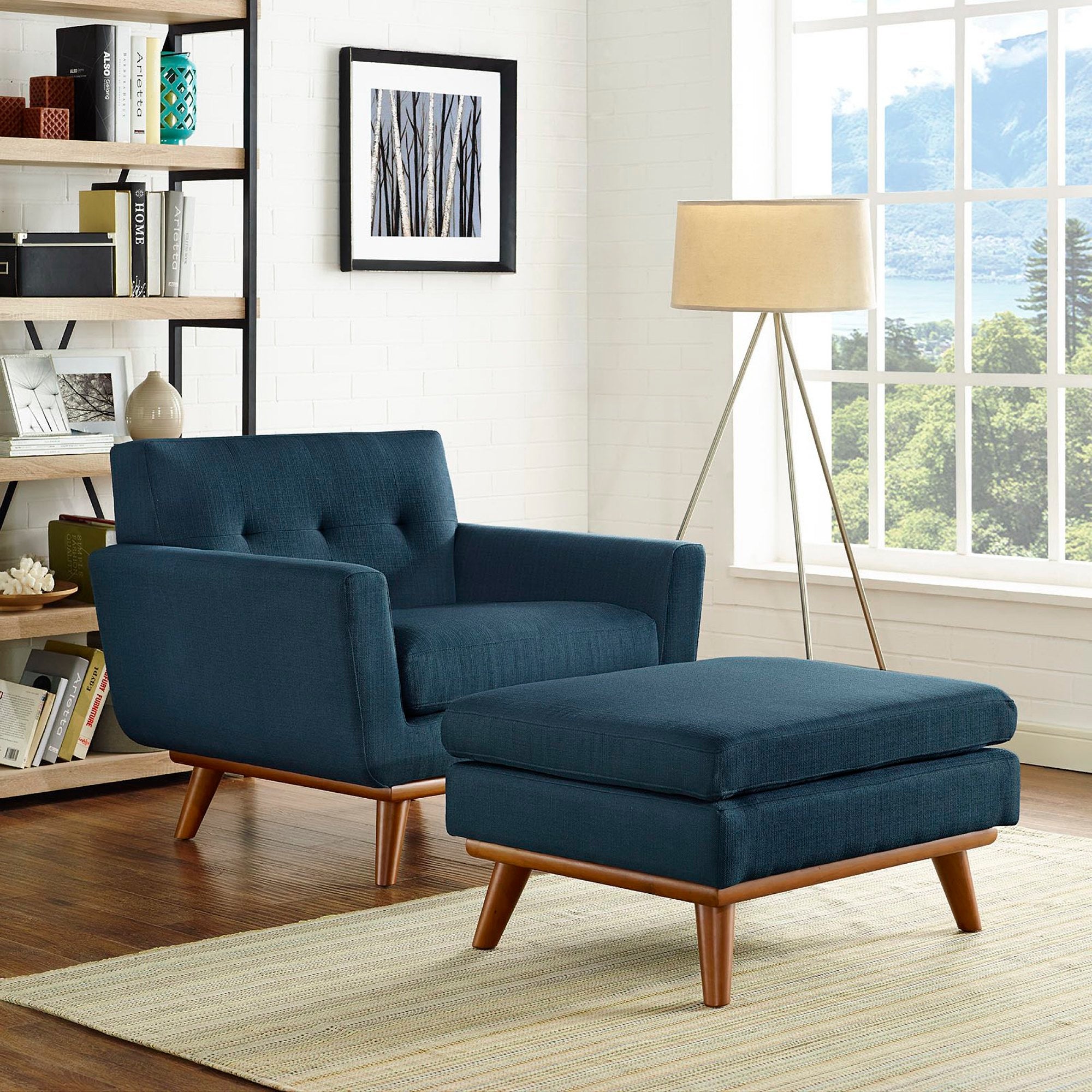 Modway Engage 2 Piece Armchair and Ottoman