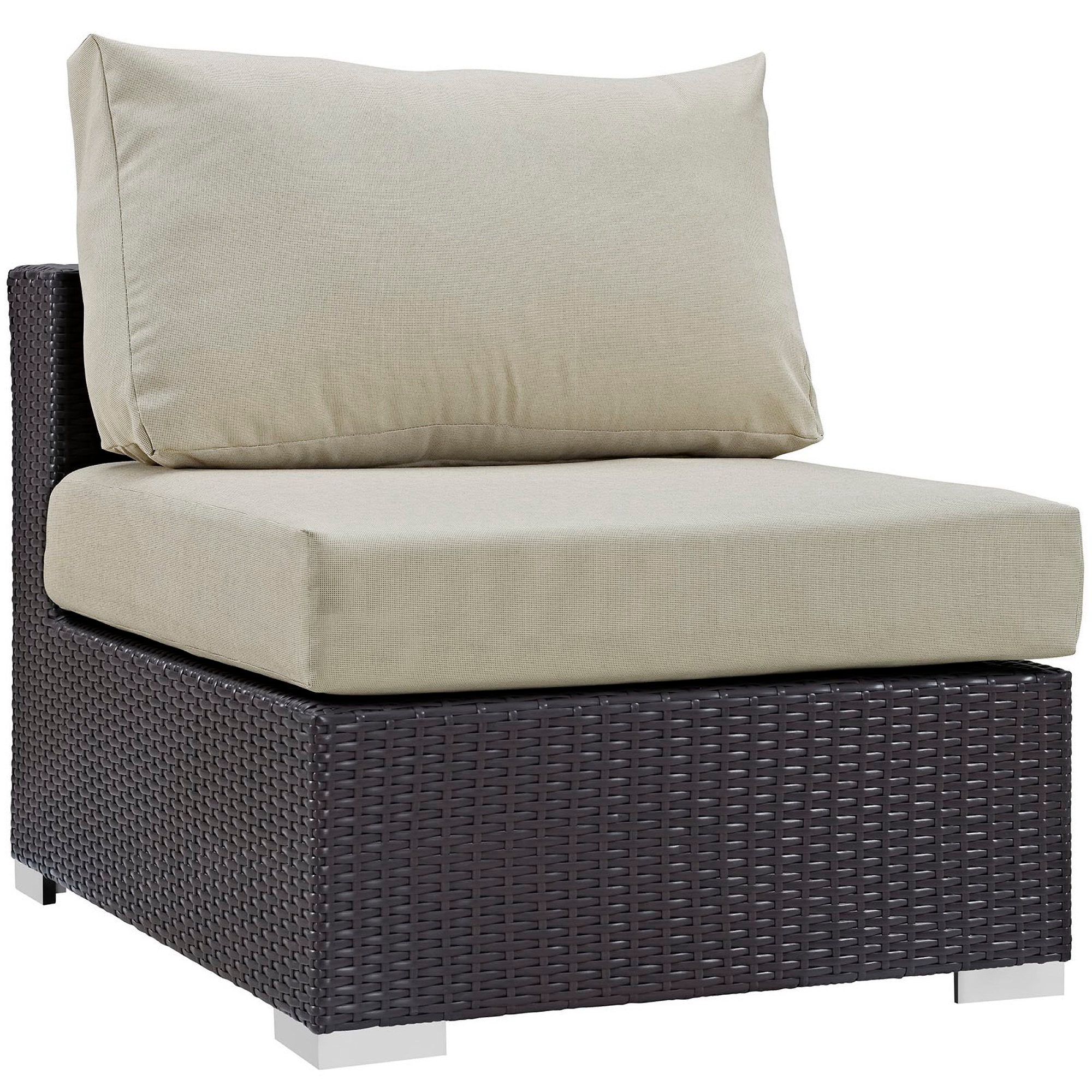 Modway Convene 8 Piece Outdoor Patio Sectional Set