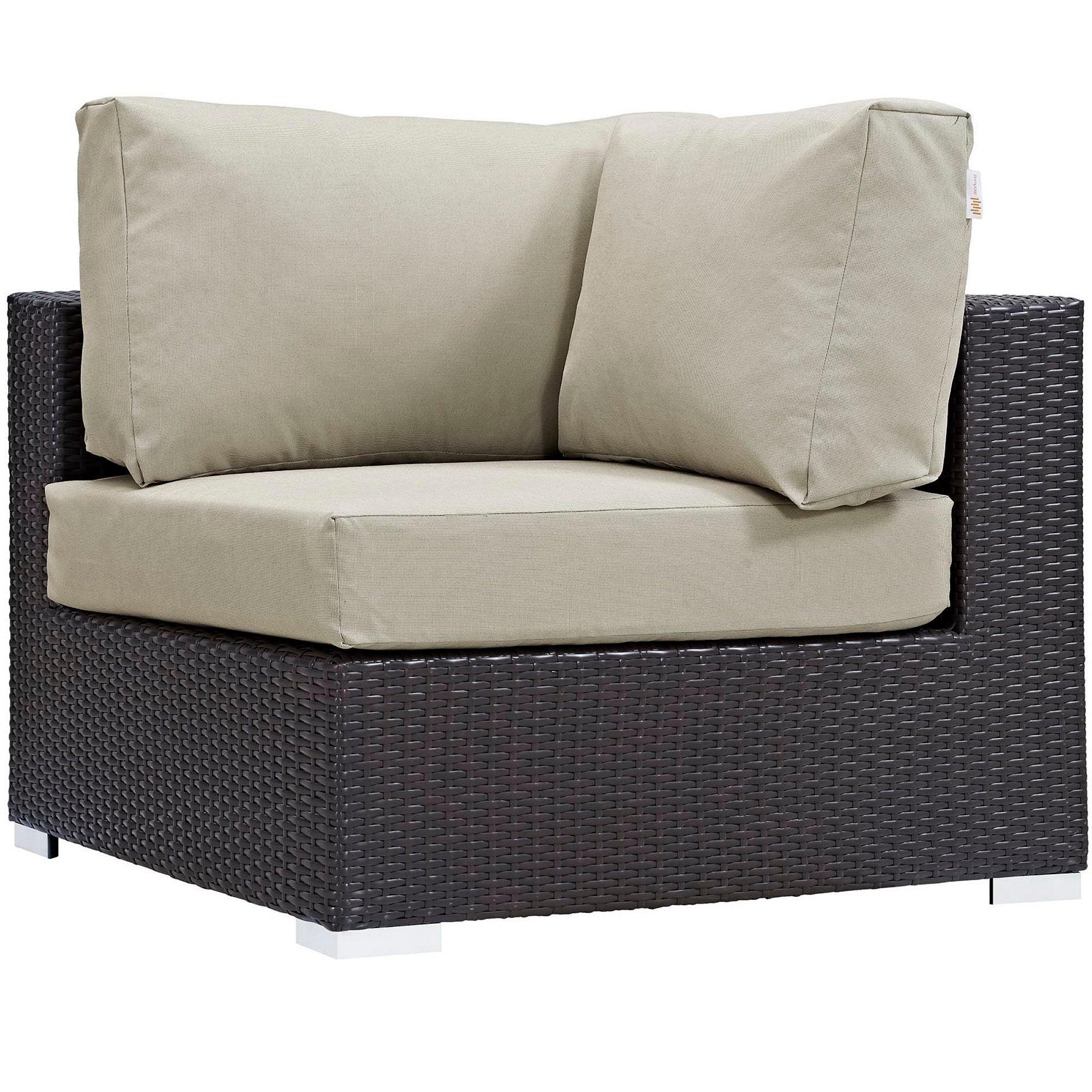 Modway Convene 8 Piece Outdoor Patio Sectional Set