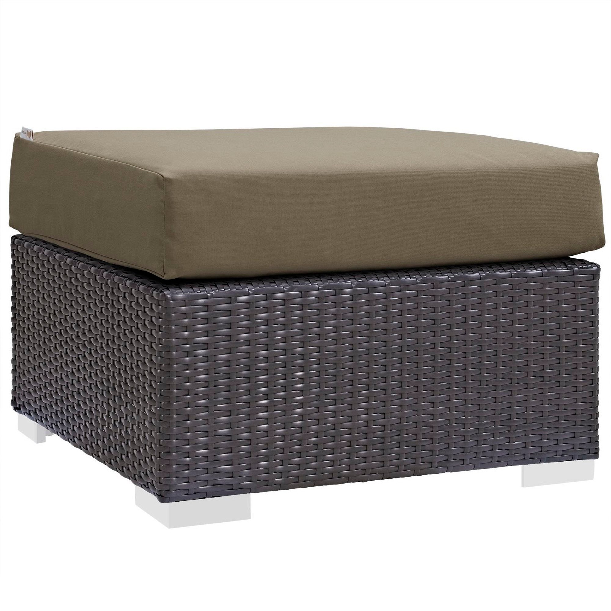 Modway Convene 8 Piece Outdoor Patio Sectional Set