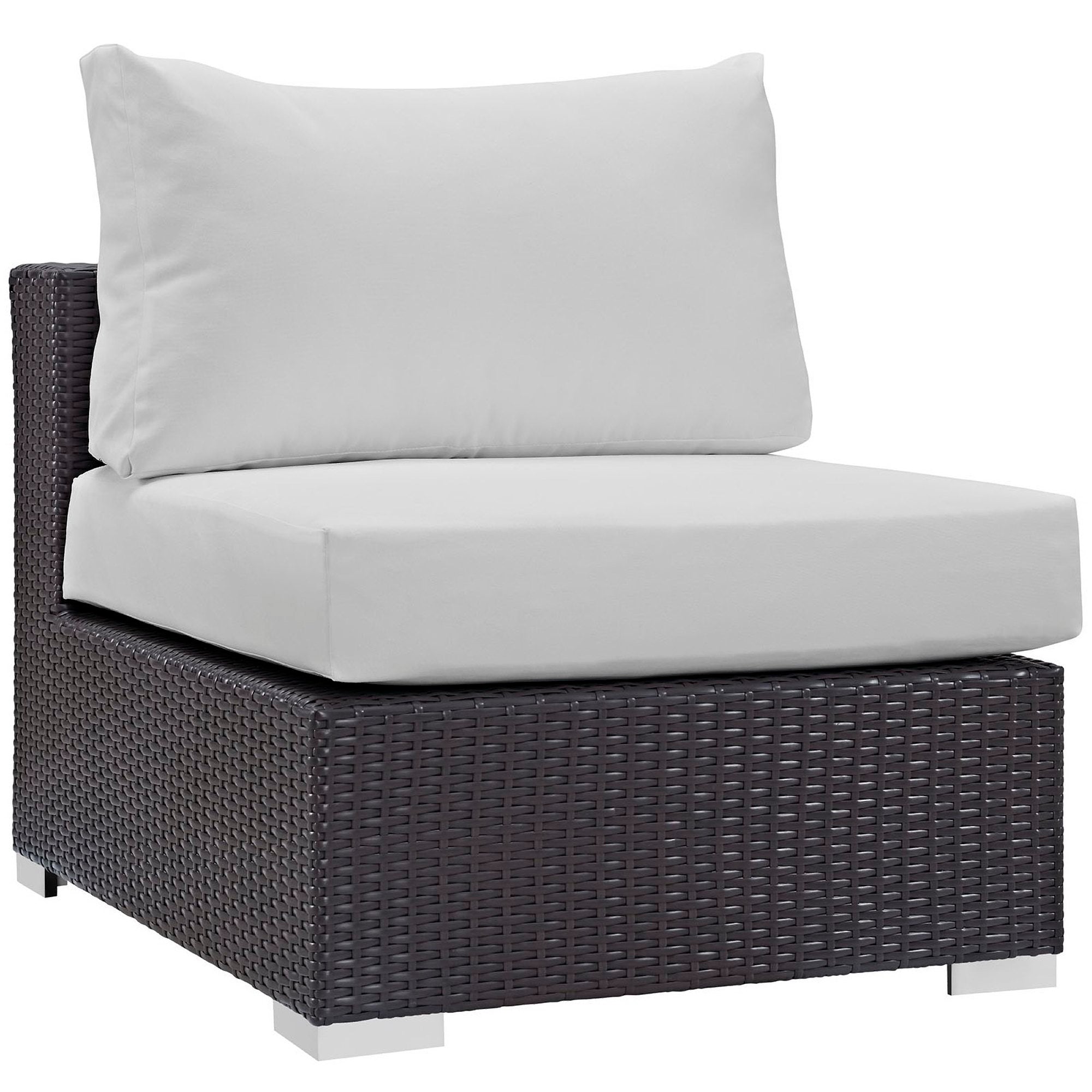 Modway Convene 8 Piece Outdoor Patio Sectional Set