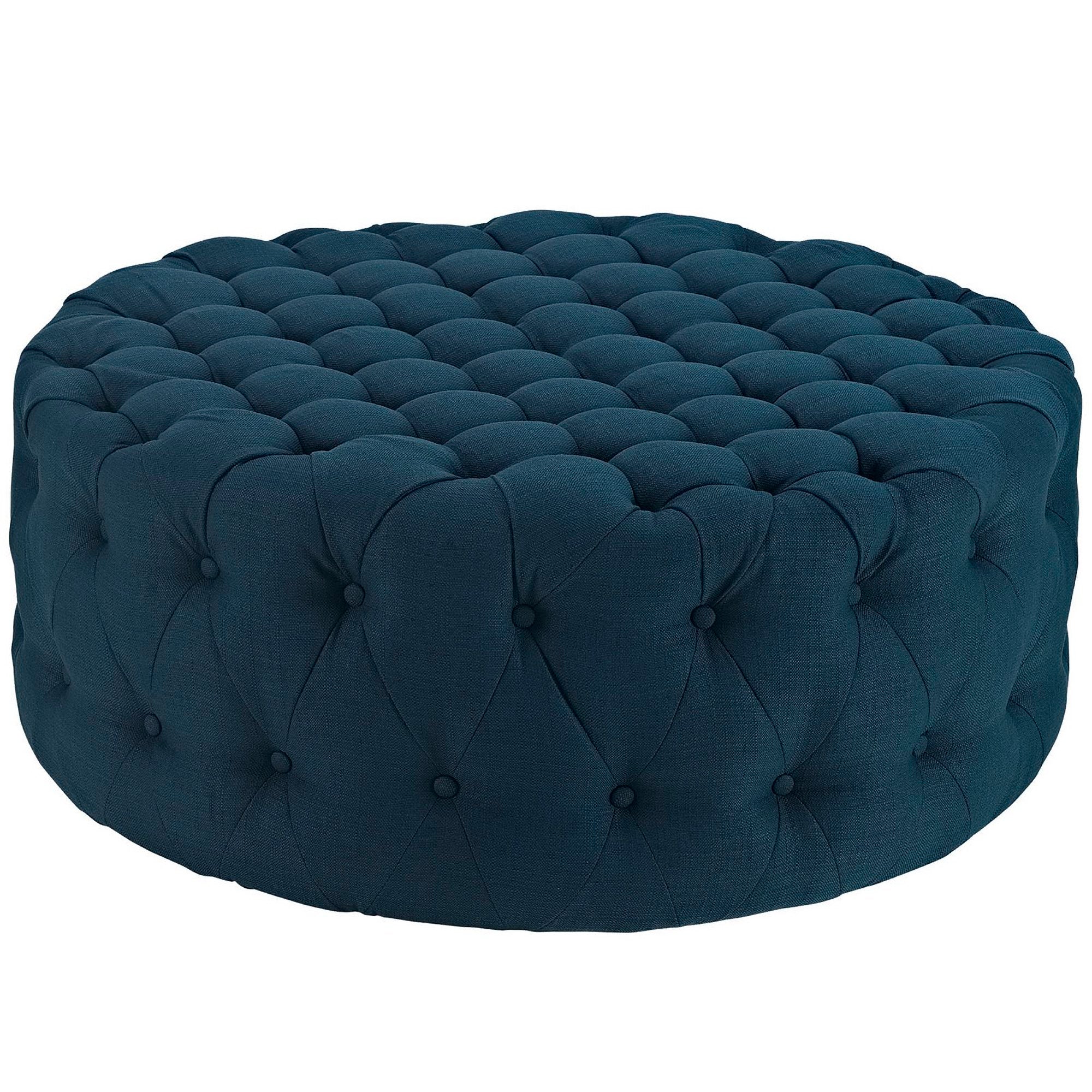 Modway Amour Upholstered Fabric Ottoman