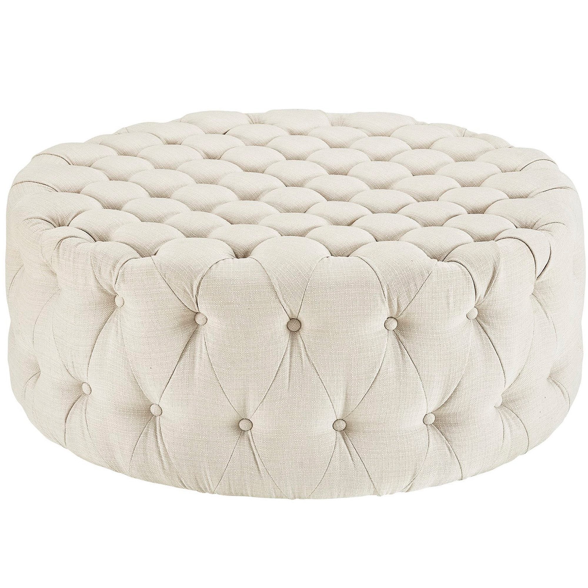 Modway Amour Upholstered Fabric Ottoman