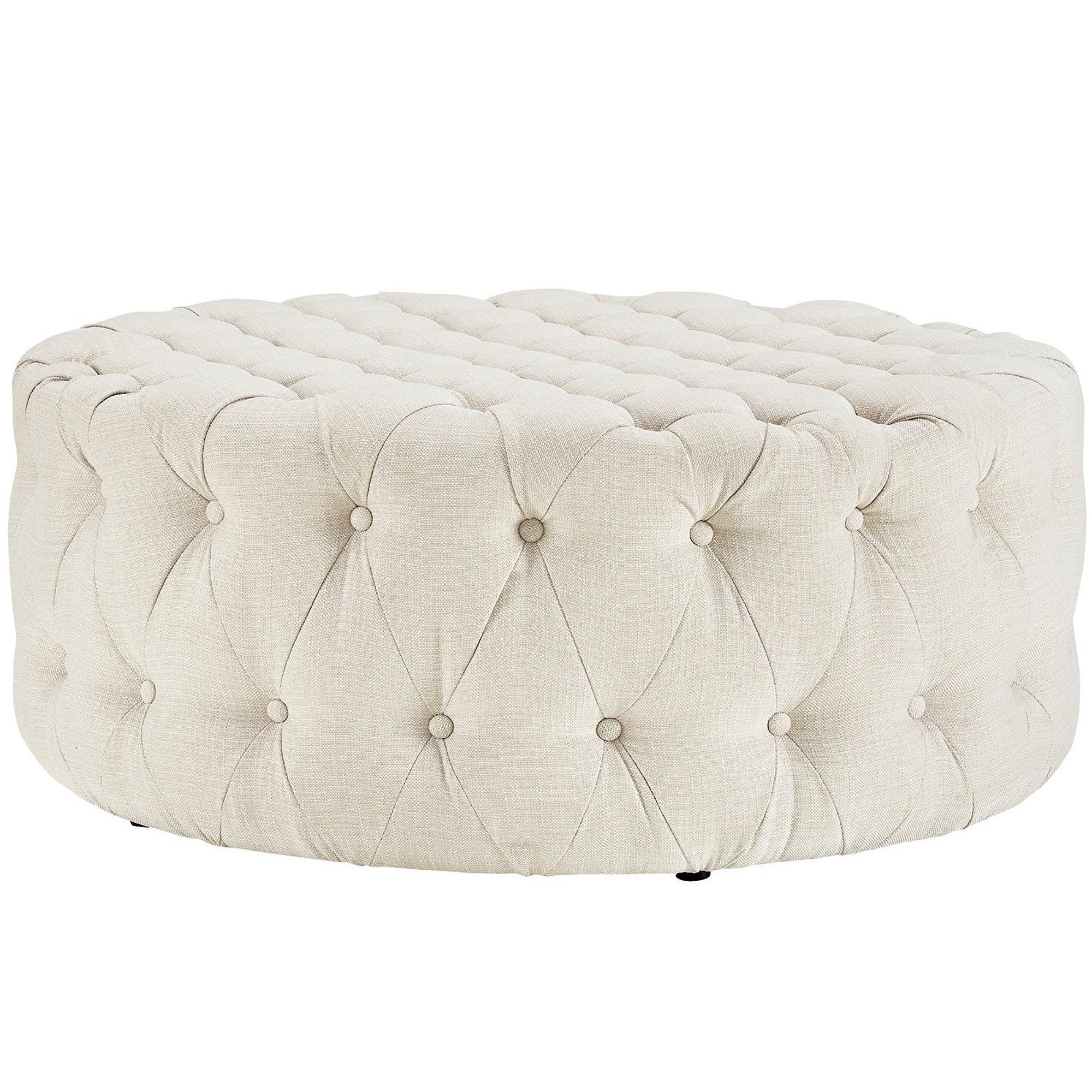 Modway Amour Upholstered Fabric Ottoman