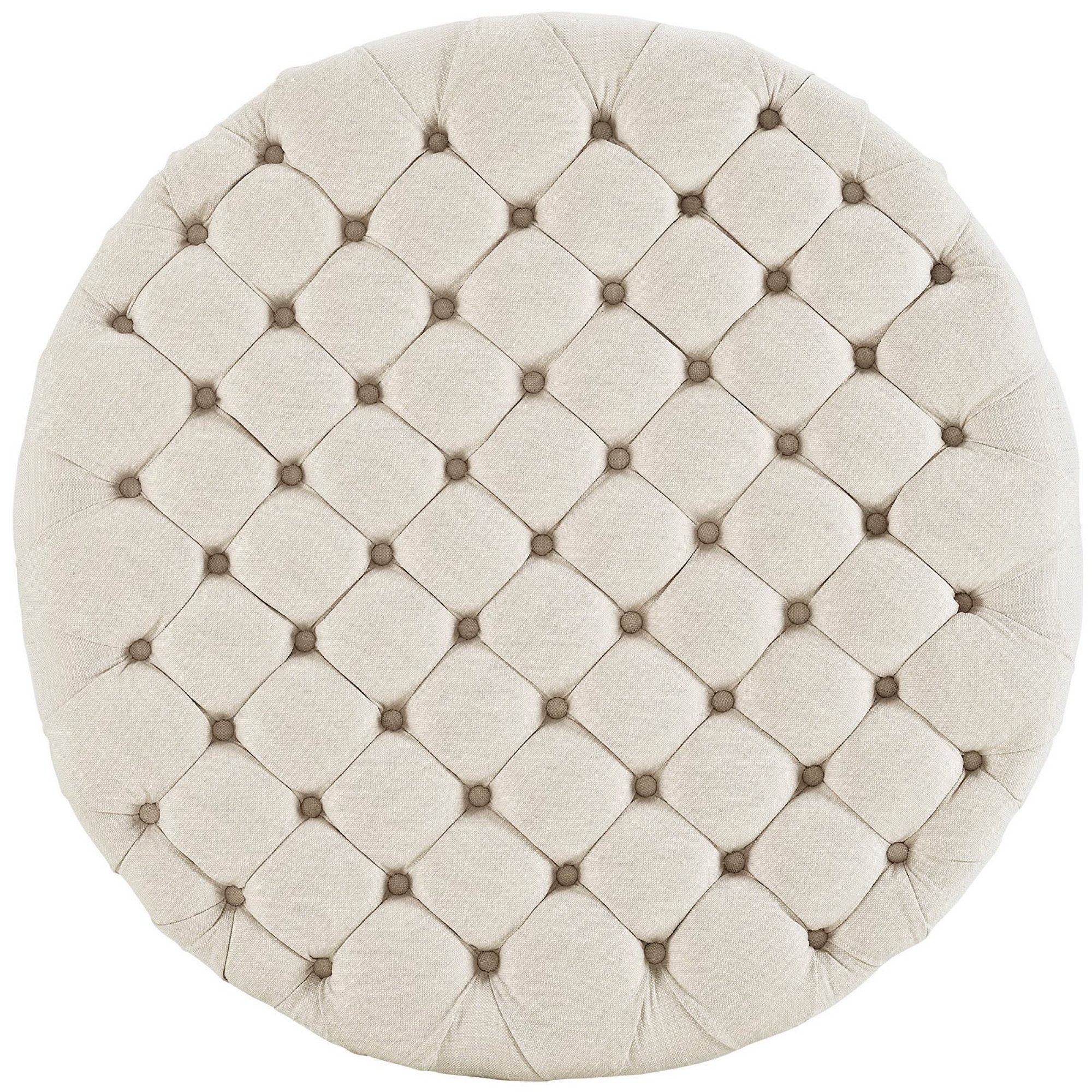 Modway Amour Upholstered Fabric Ottoman