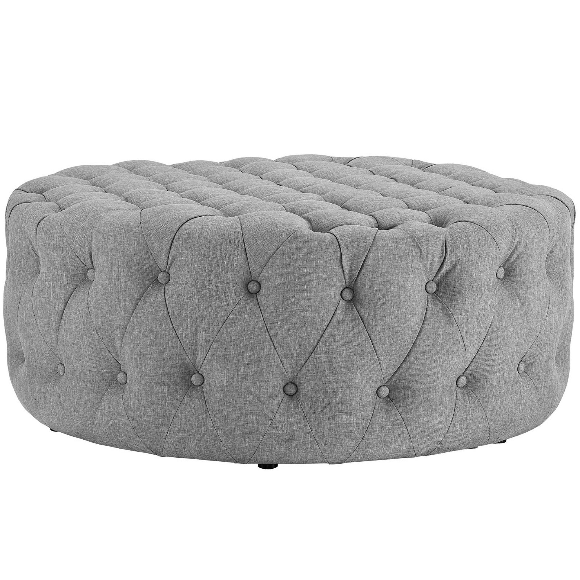 Modway Amour Upholstered Fabric Ottoman