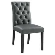 Modway Duchess Button Tufted Vegan Leather Dining Chair