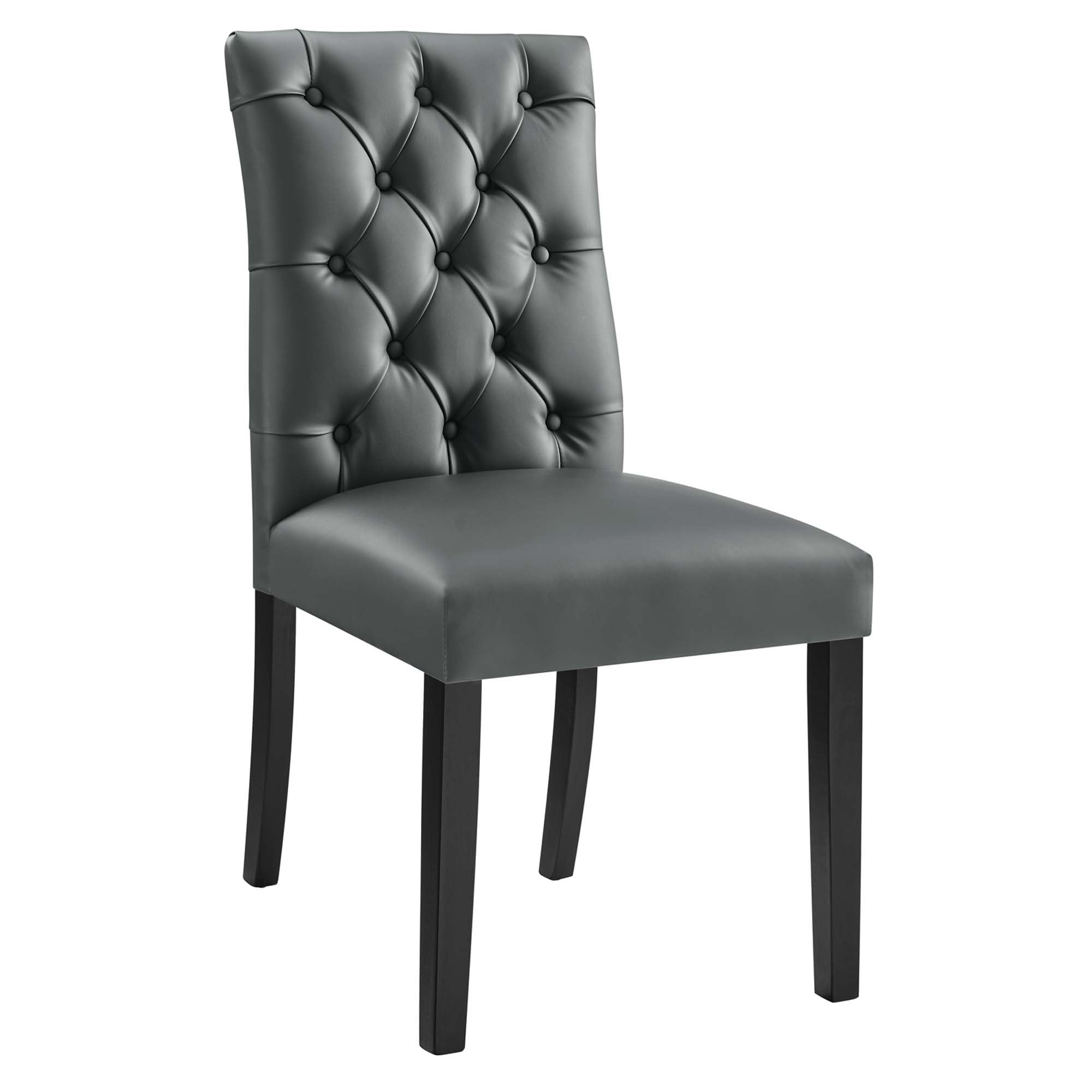 Modway Duchess Button Tufted Vegan Leather Dining Chair