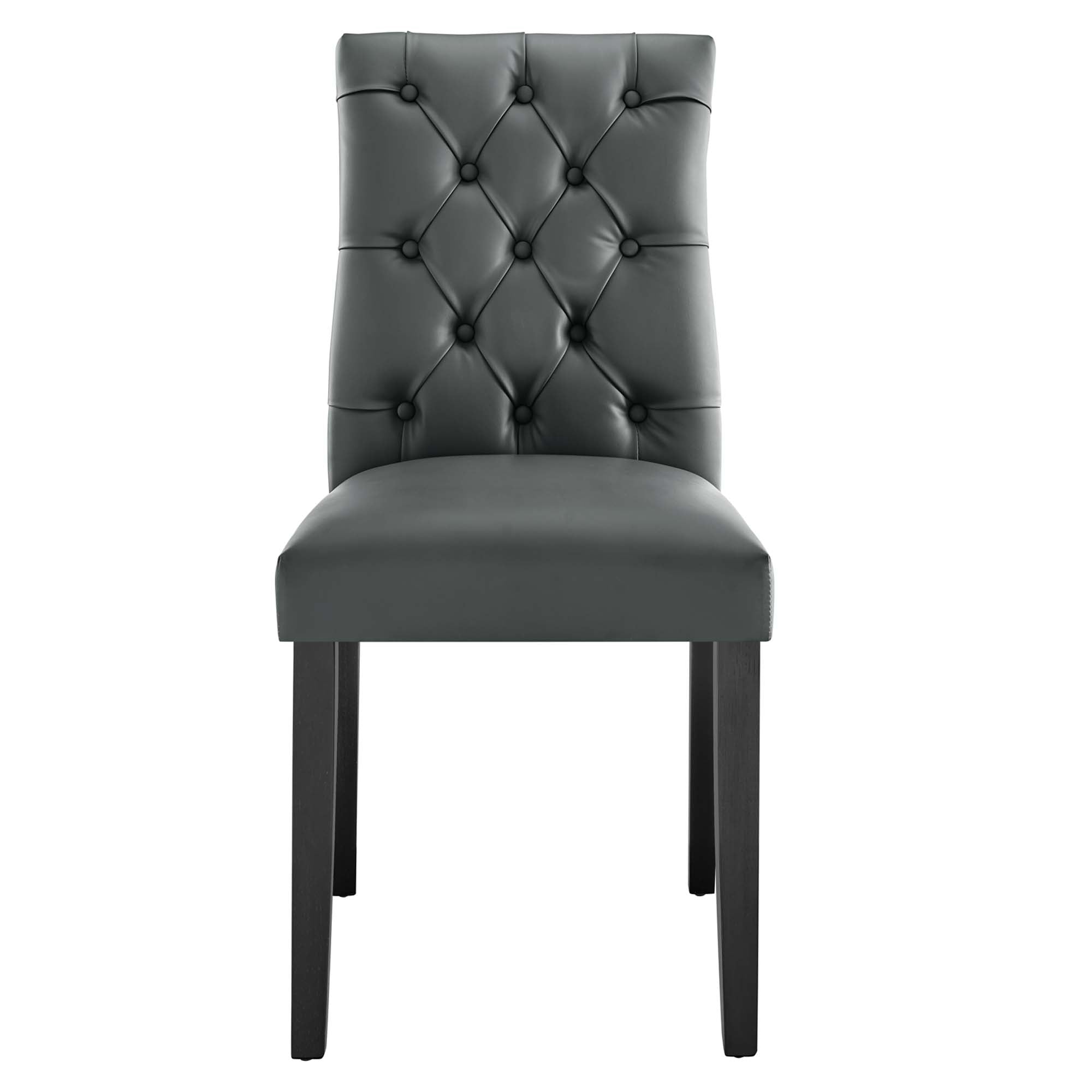 Modway Duchess Button Tufted Vegan Leather Dining Chair