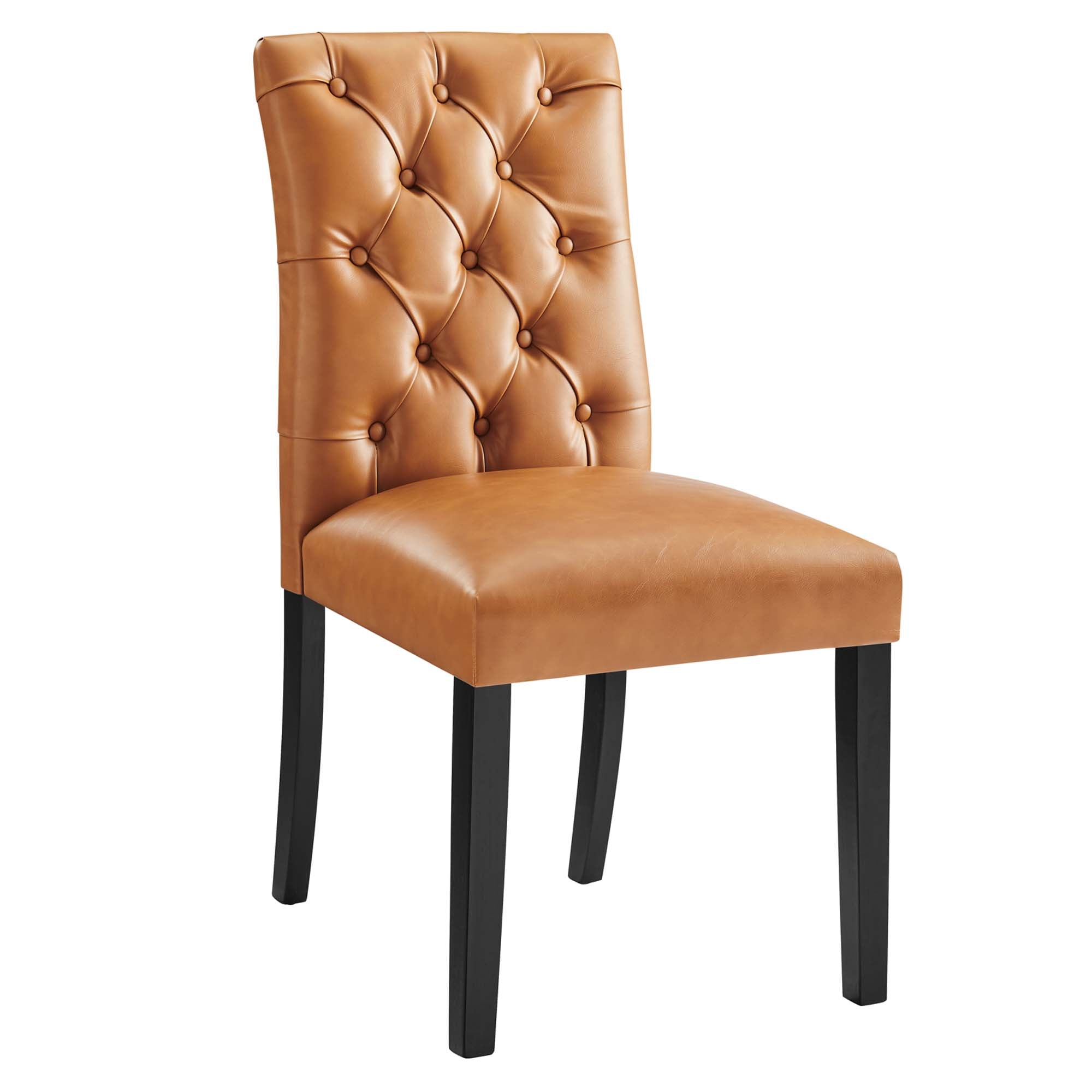 Modway Duchess Button Tufted Vegan Leather Dining Chair
