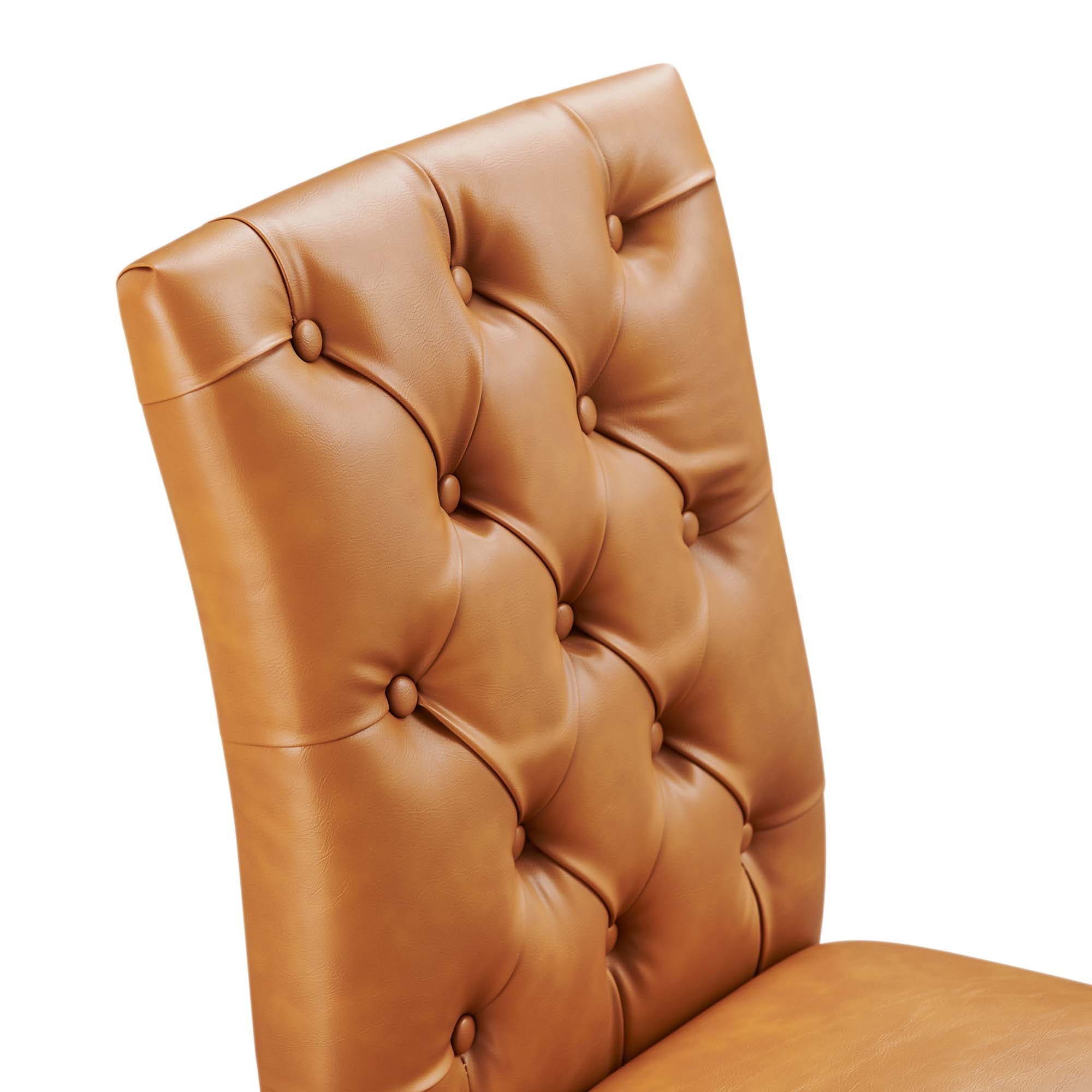 Modway Duchess Button Tufted Vegan Leather Dining Chair