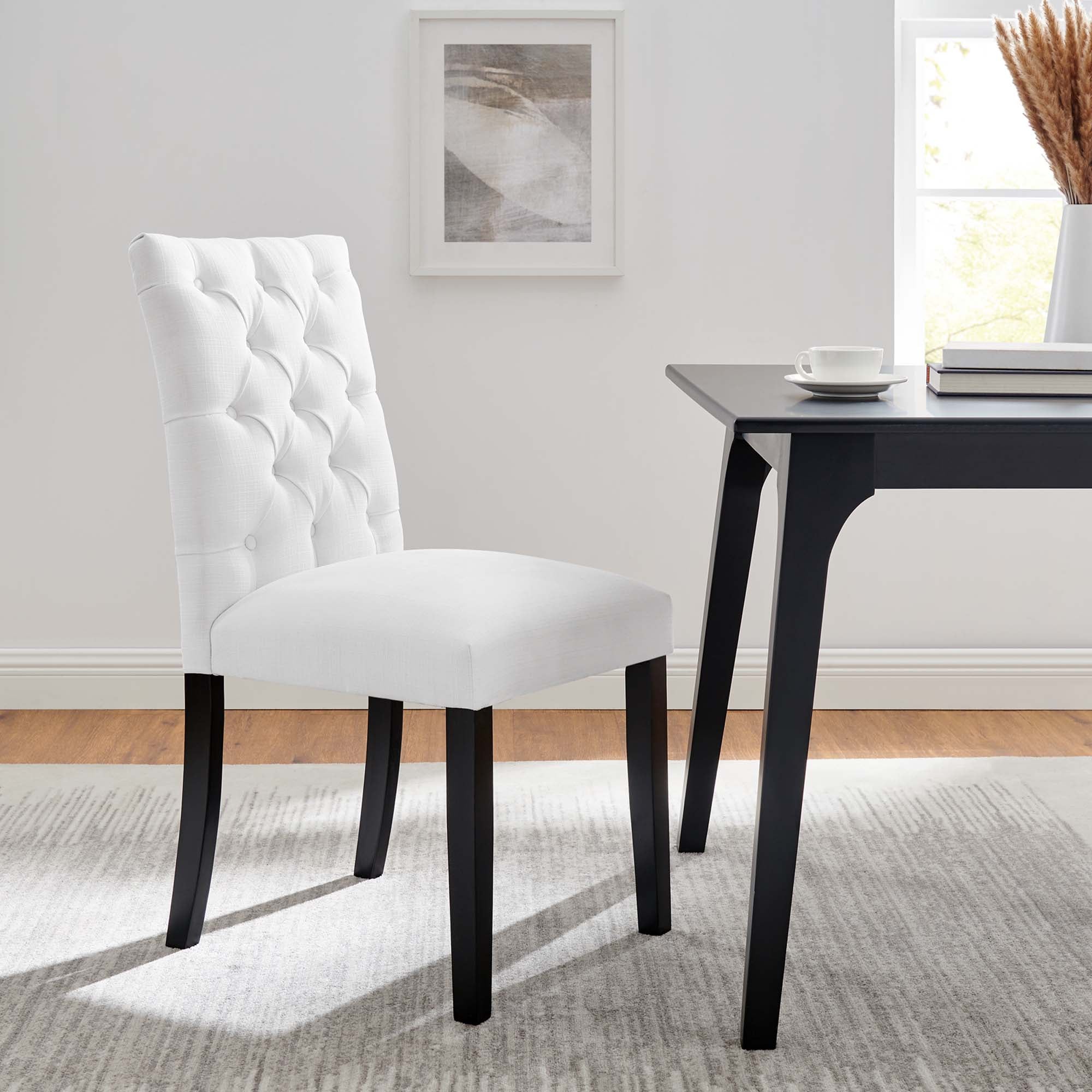 Modway Duchess Button-Tufted Fabric Dining Chair