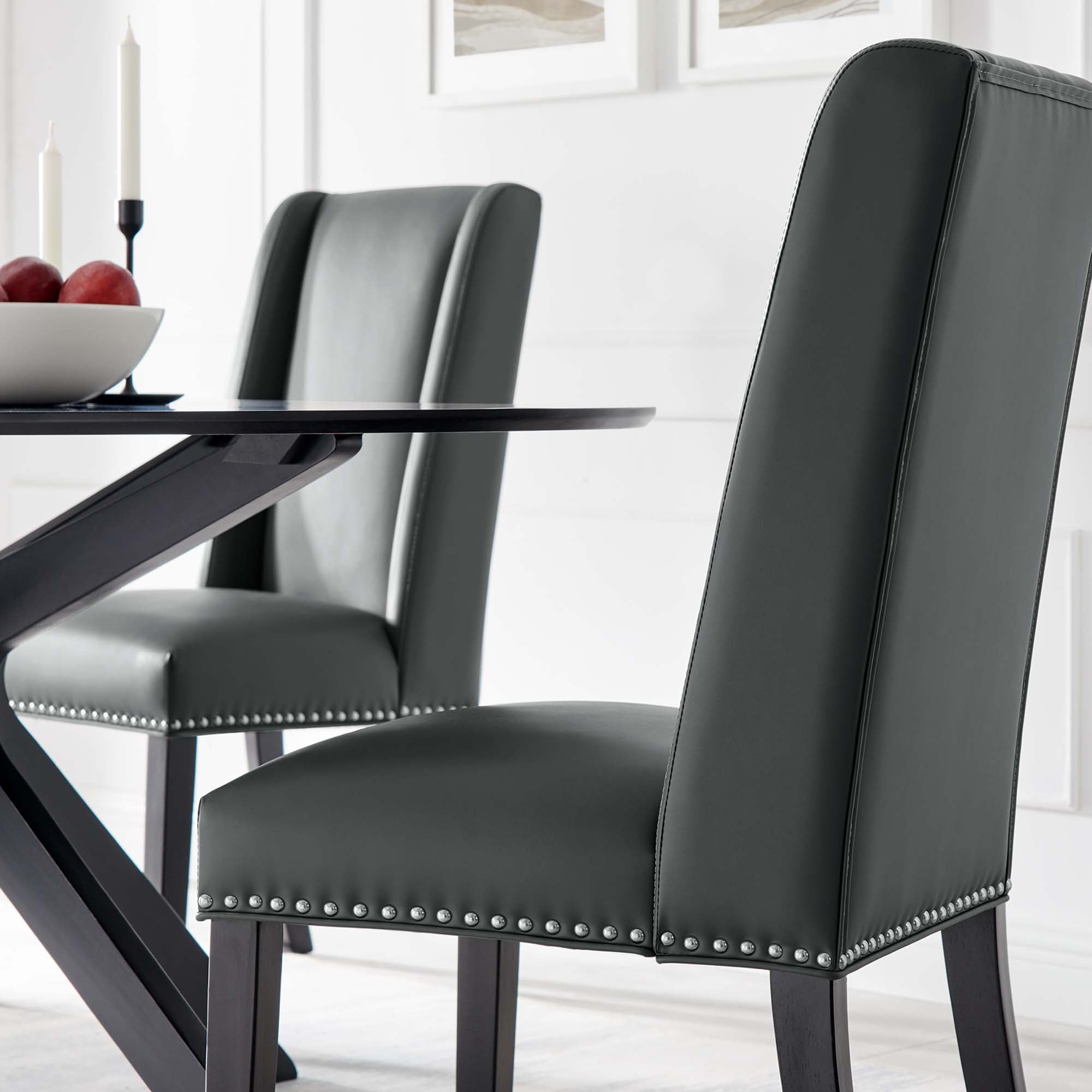 Modway Baron Vegan Leather Dining Chair