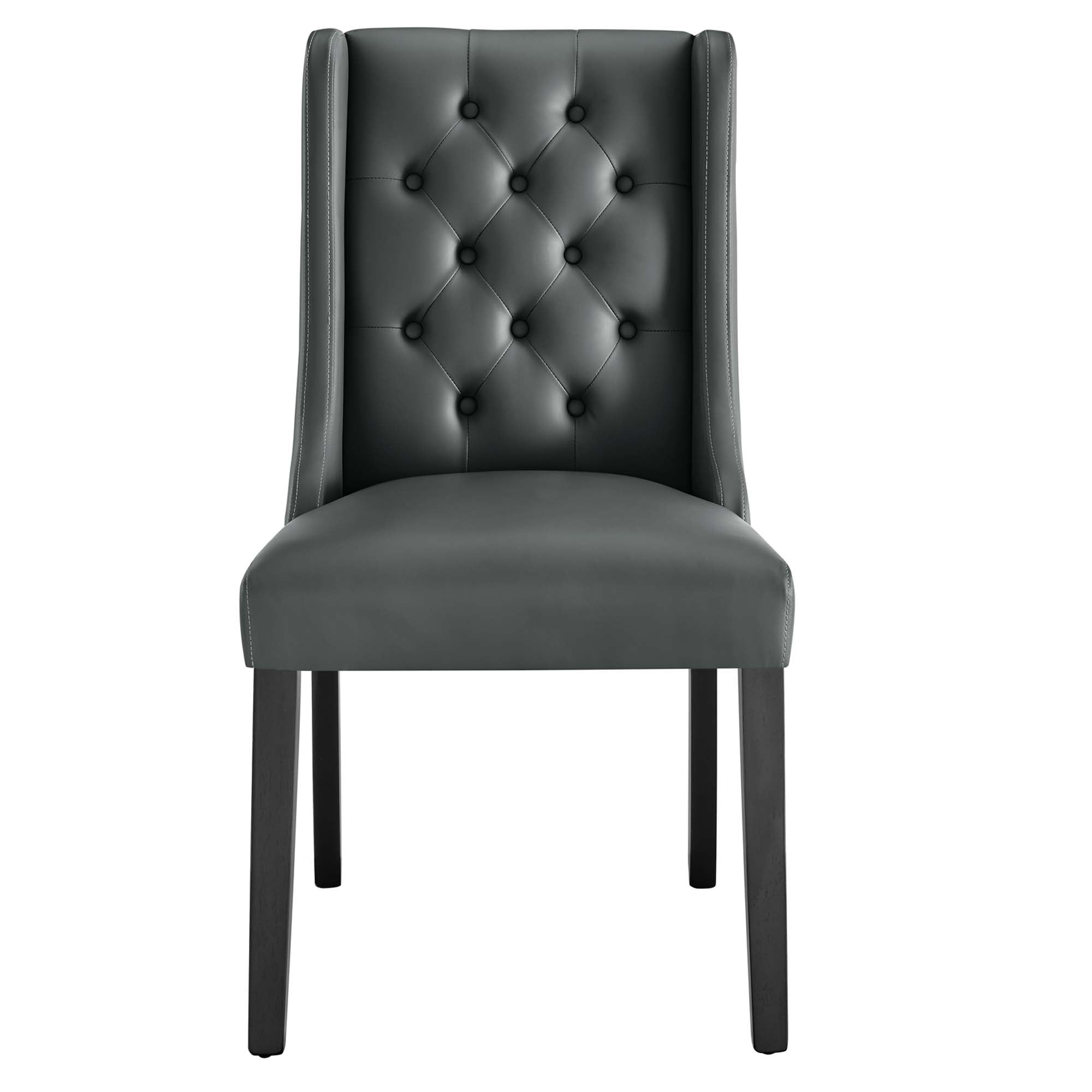 Modway Baronet Button Tufted Vegan Leather Dining Chair