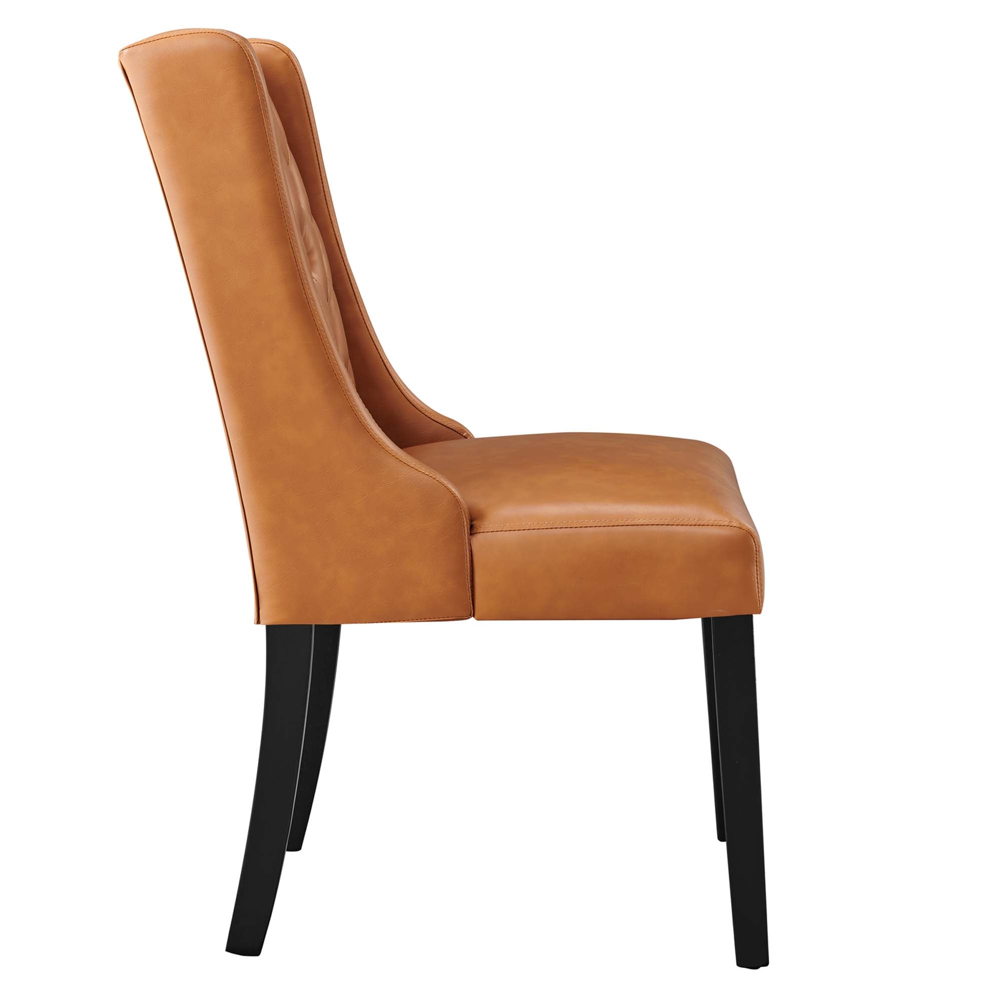 Modway Baronet Button Tufted Vegan Leather Dining Chair