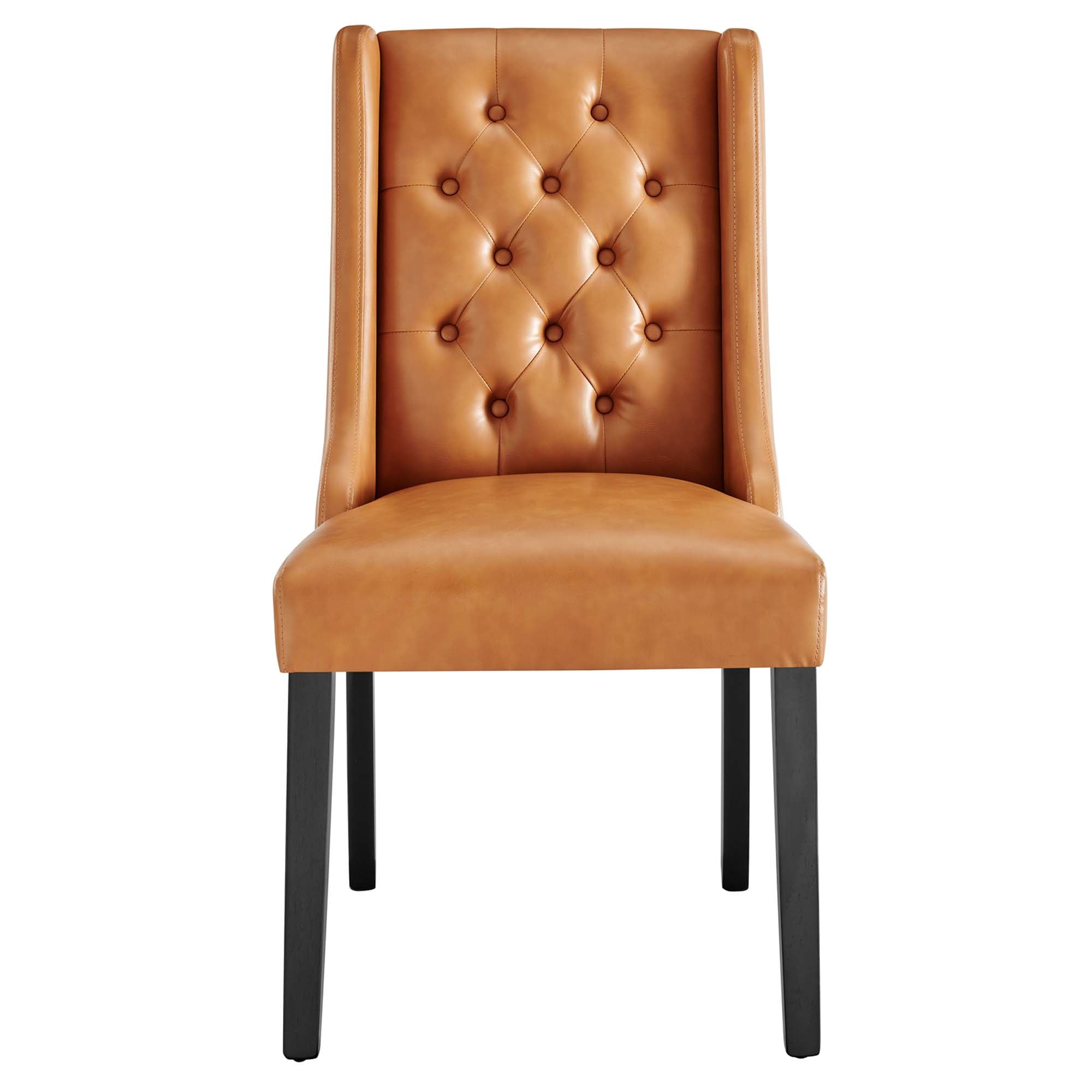 Modway Baronet Button Tufted Vegan Leather Dining Chair