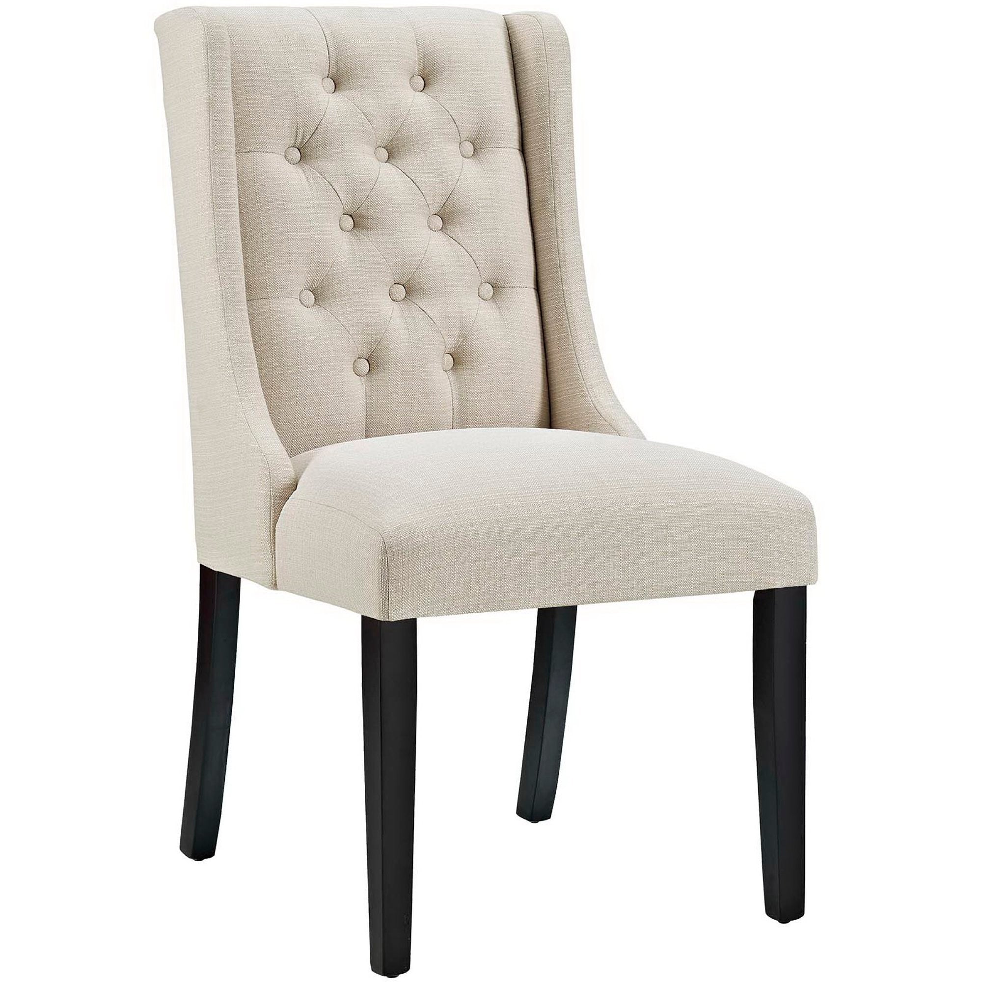 Modway Baronet Button Tufted Fabric Dining Chair