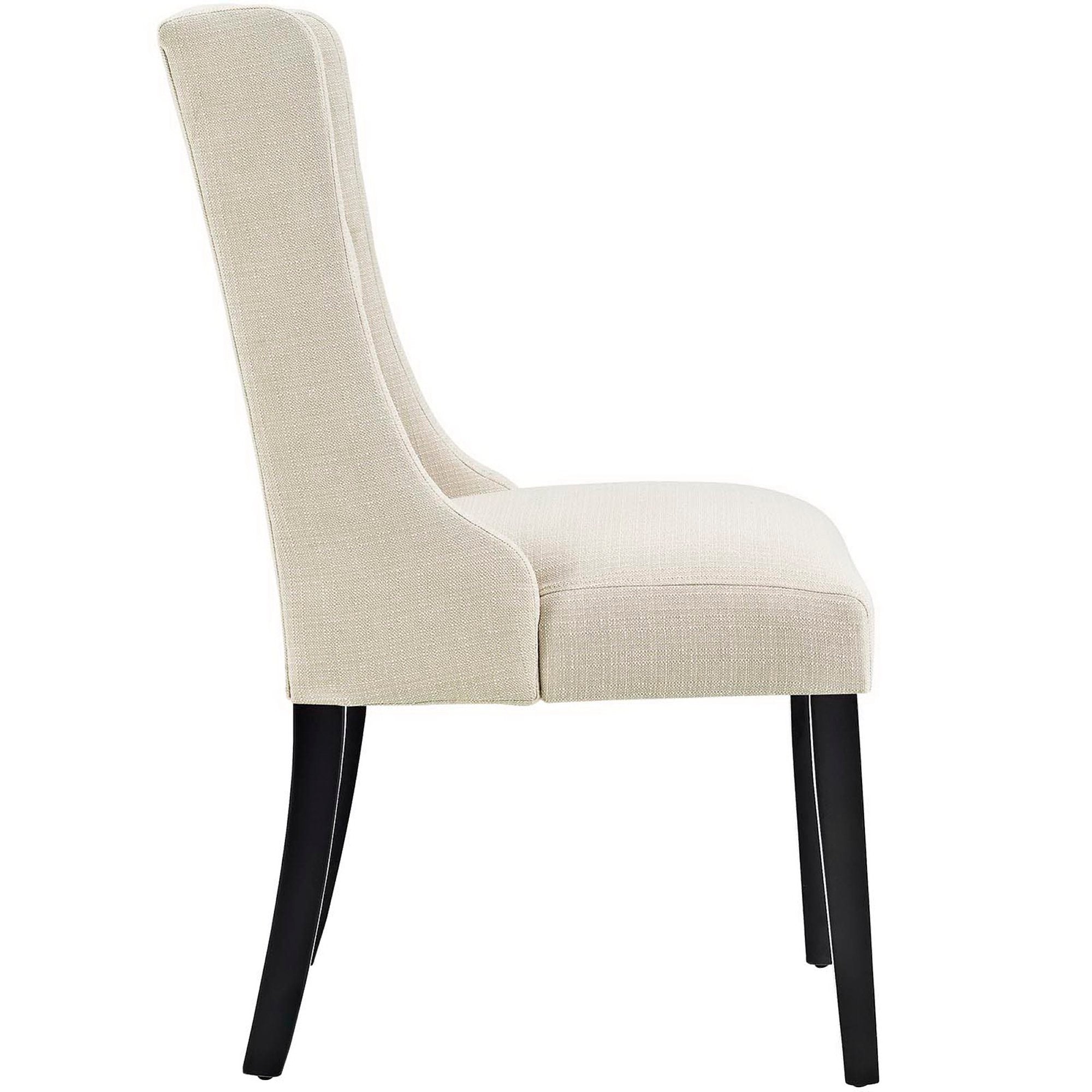 Modway Baronet Button Tufted Fabric Dining Chair