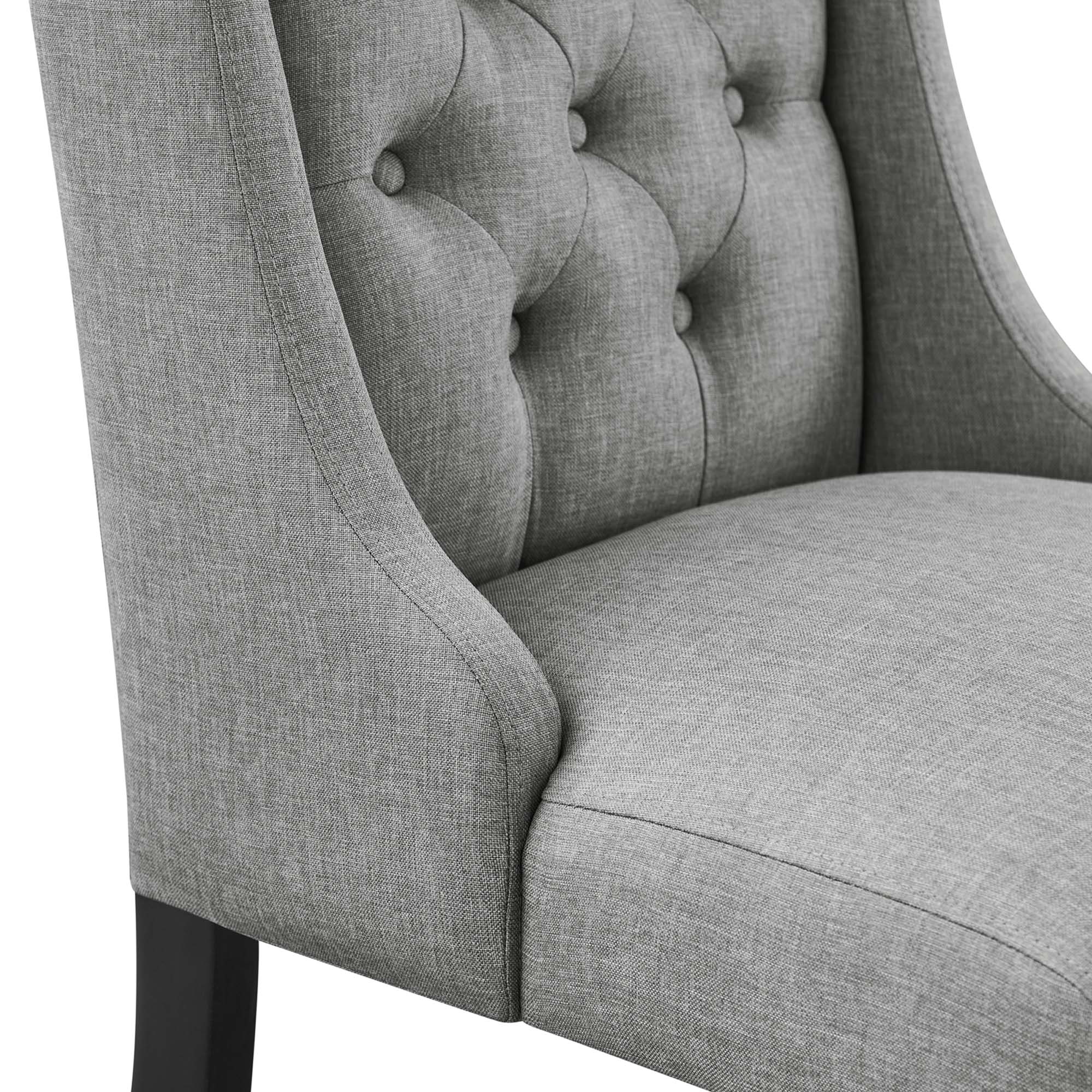 Modway Baronet Button Tufted Fabric Dining Chair