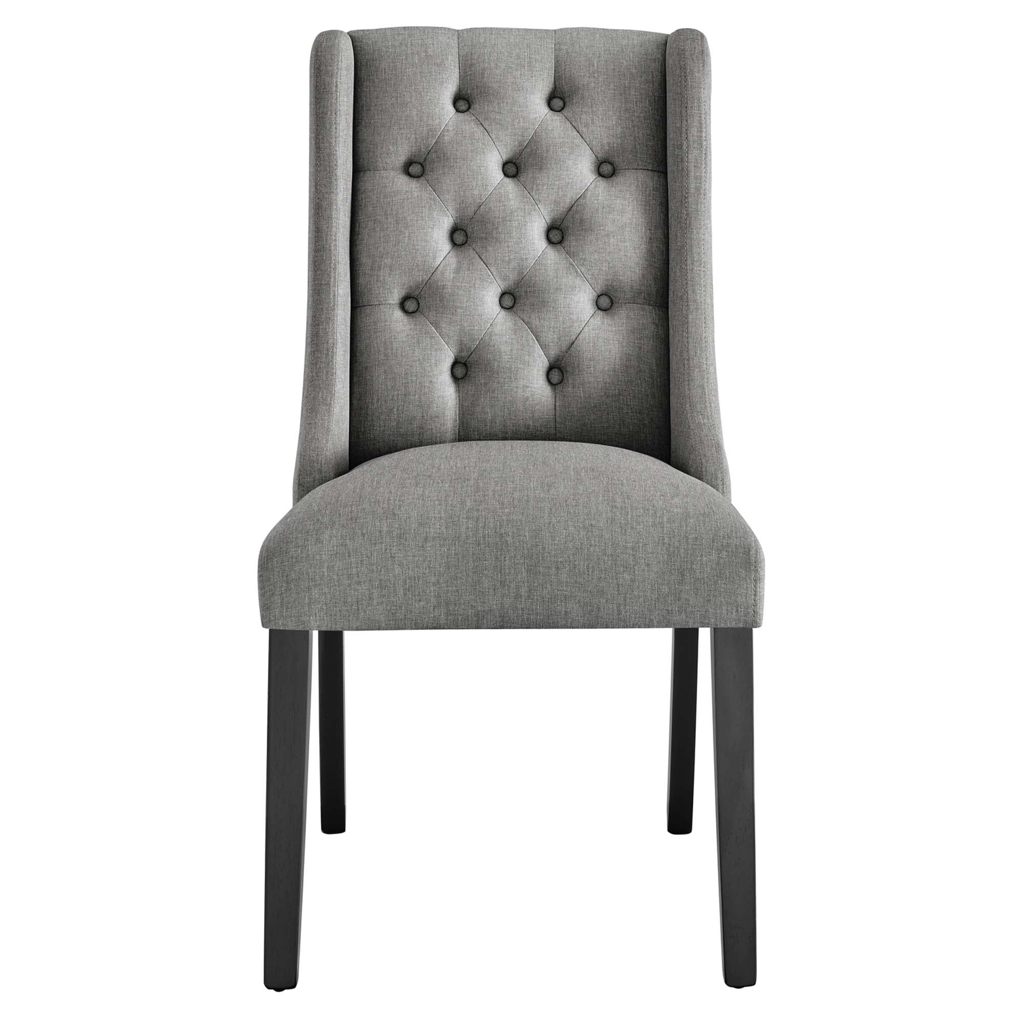 Modway Baronet Button Tufted Fabric Dining Chair