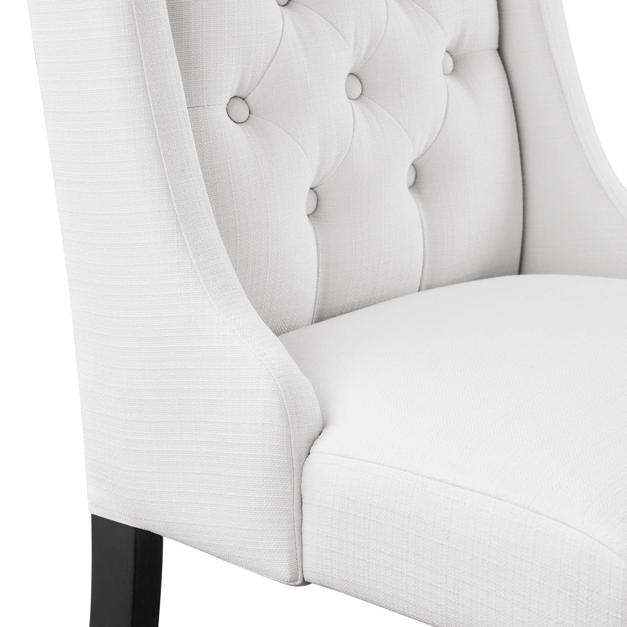 Modway Baronet Button Tufted Fabric Dining Chair