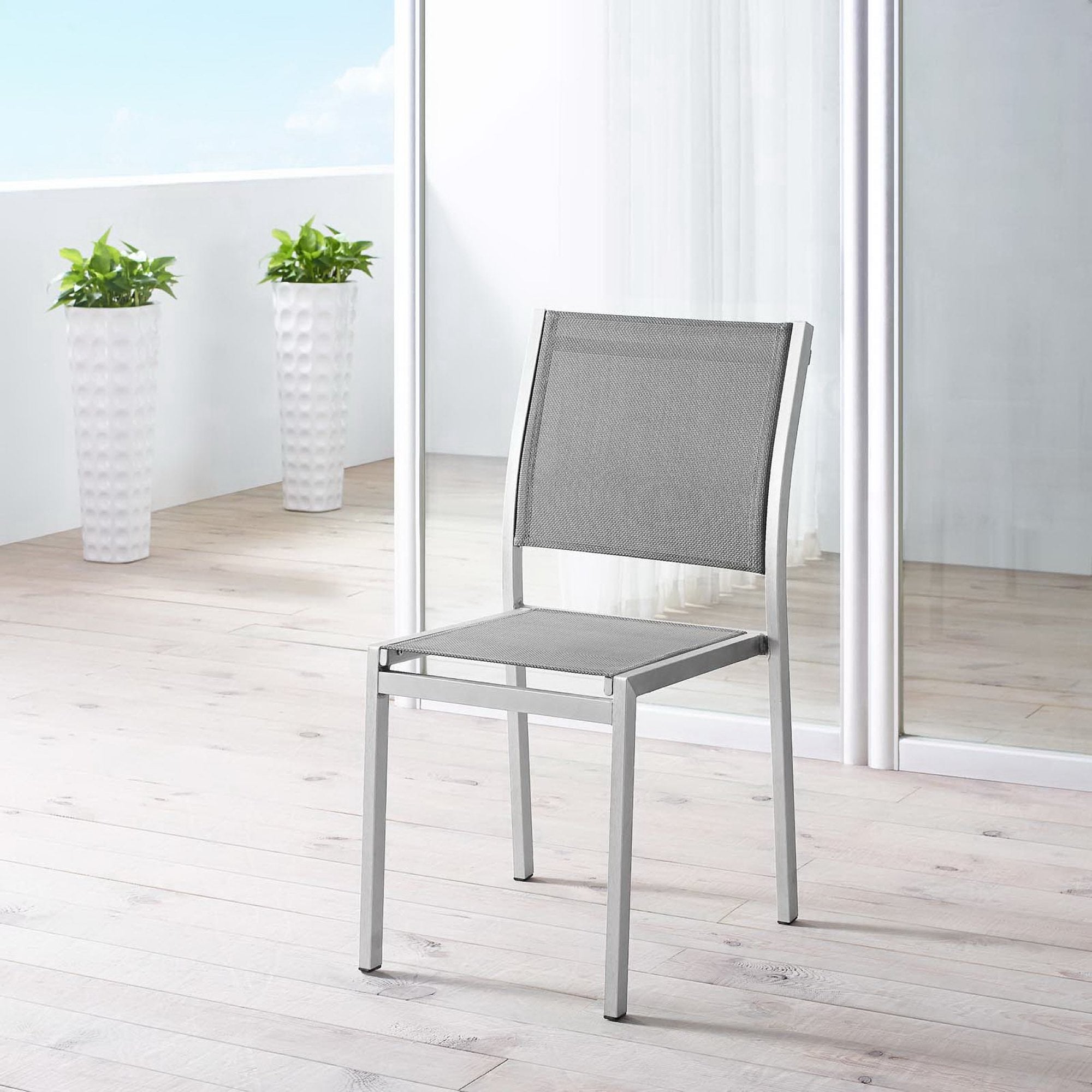 Modway Shore Outdoor Patio Aluminum Side Chair