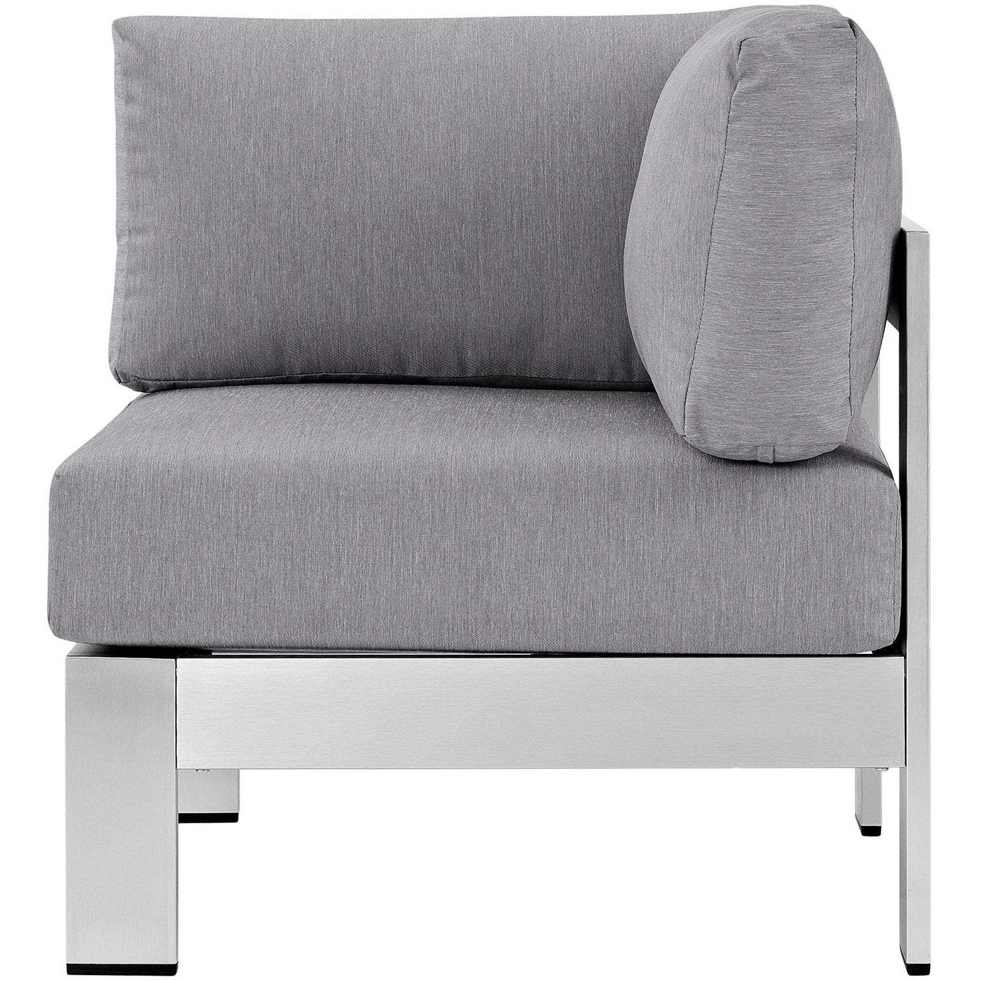 Modway Shore Outdoor Patio Aluminum Corner Sofa
