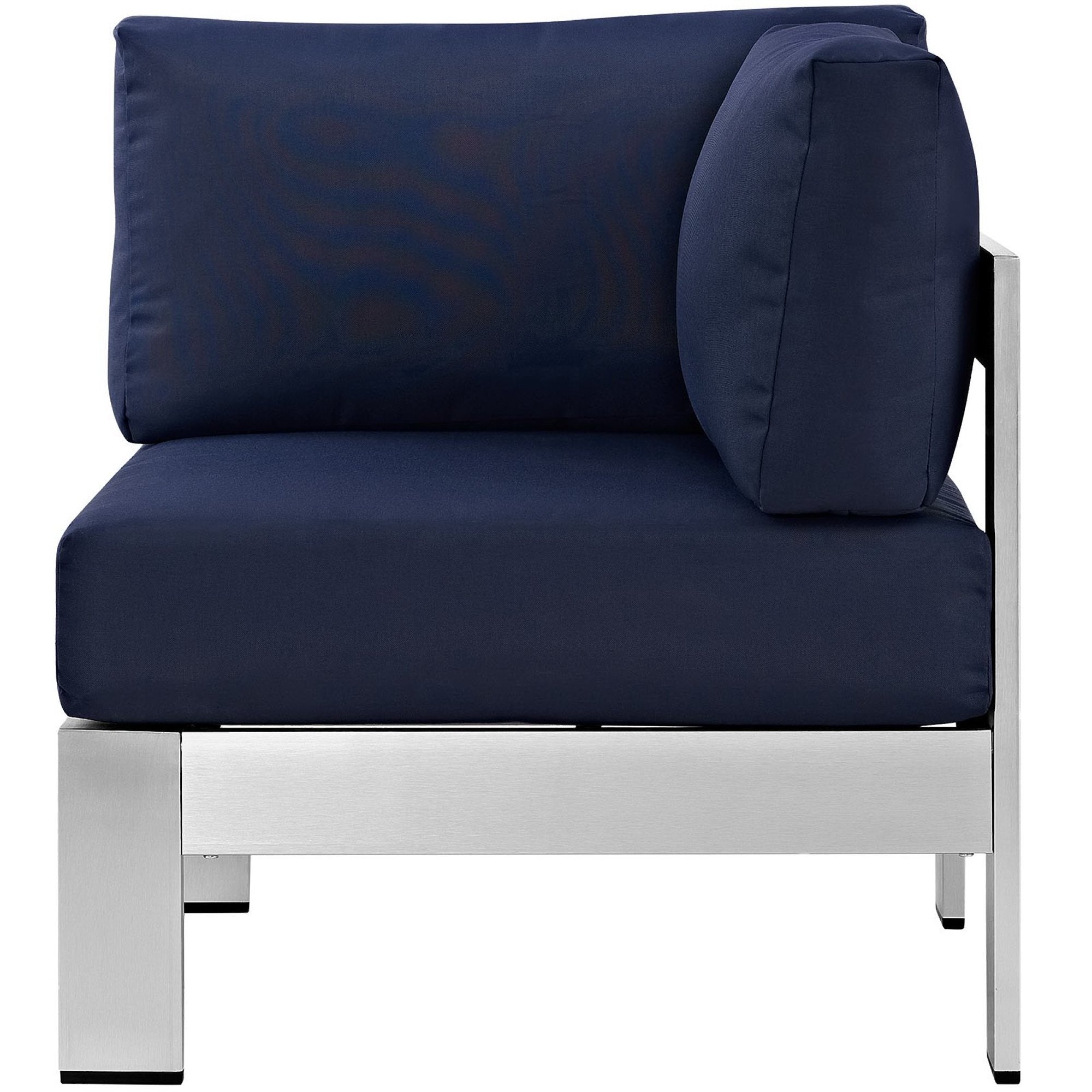 Modway Shore Outdoor Patio Aluminum Corner Sofa
