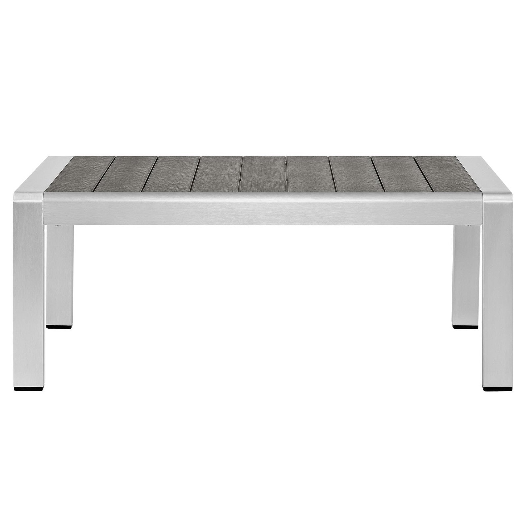 Modway Shore Outdoor Patio Aluminum Coffee Table