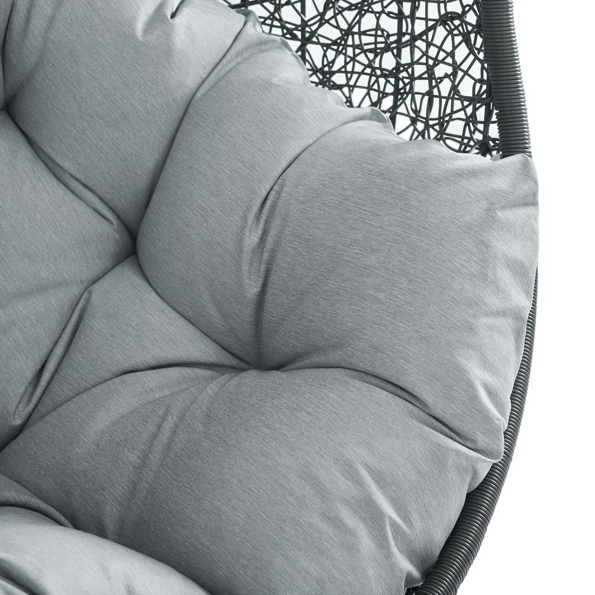 Modway Hide Outdoor Patio Swing Chair With Stand