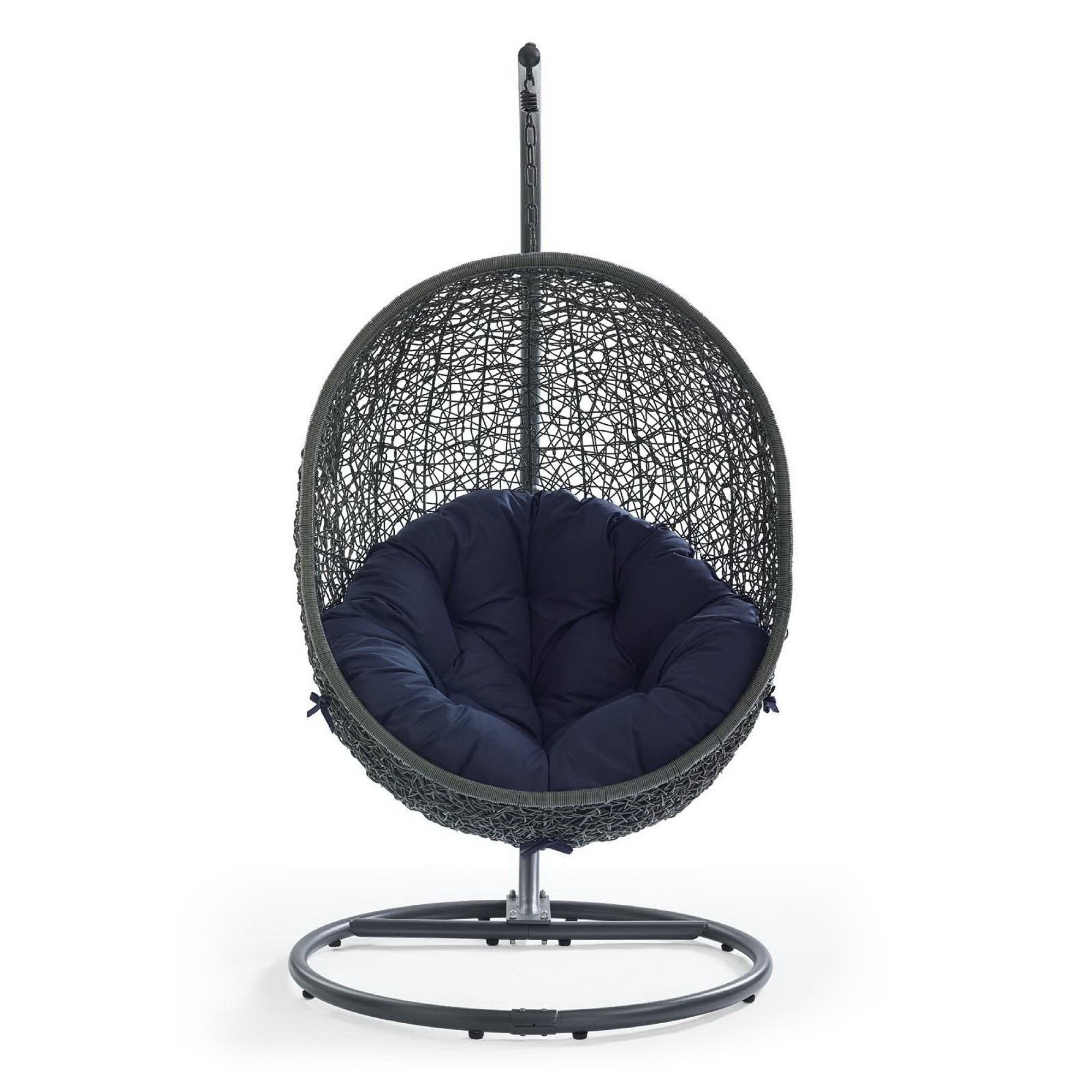 Modway Hide Outdoor Patio Swing Chair With Stand
