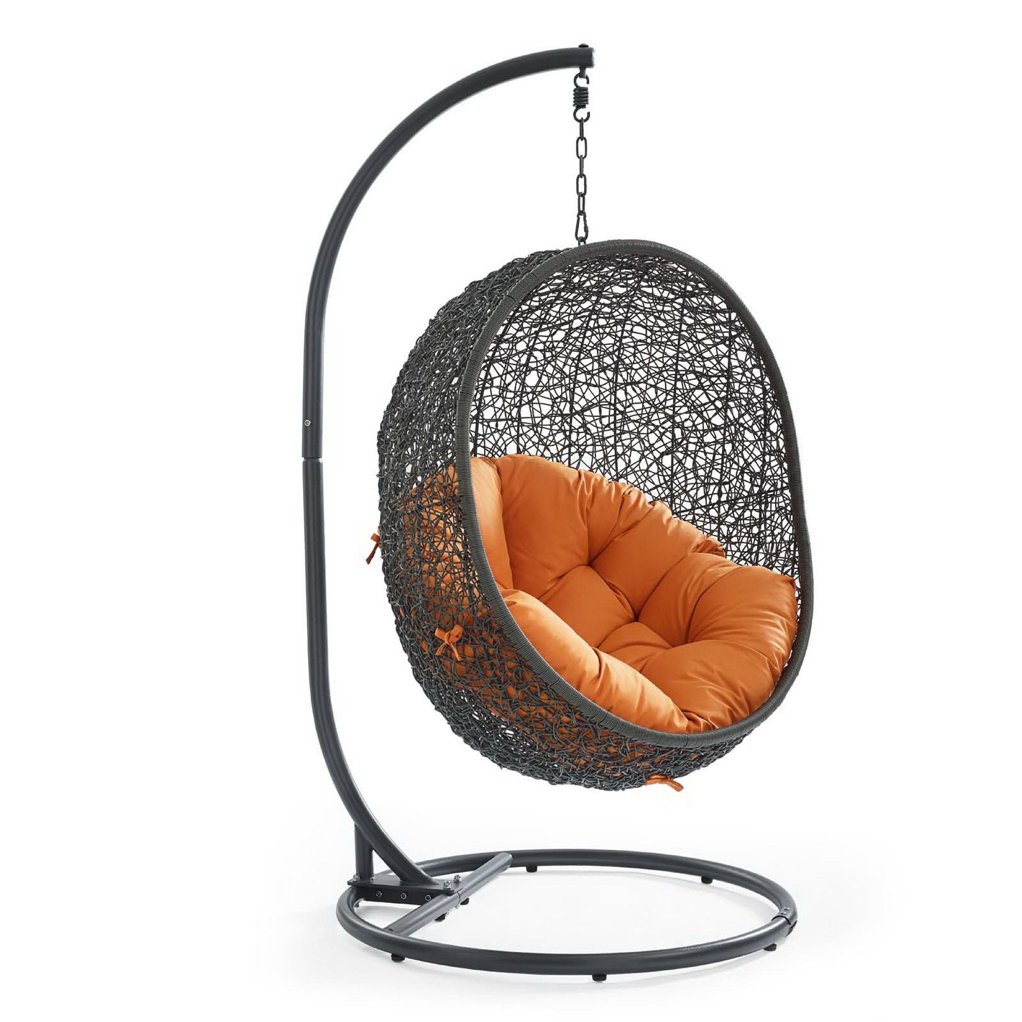 Modway Hide Outdoor Patio Swing Chair With Stand