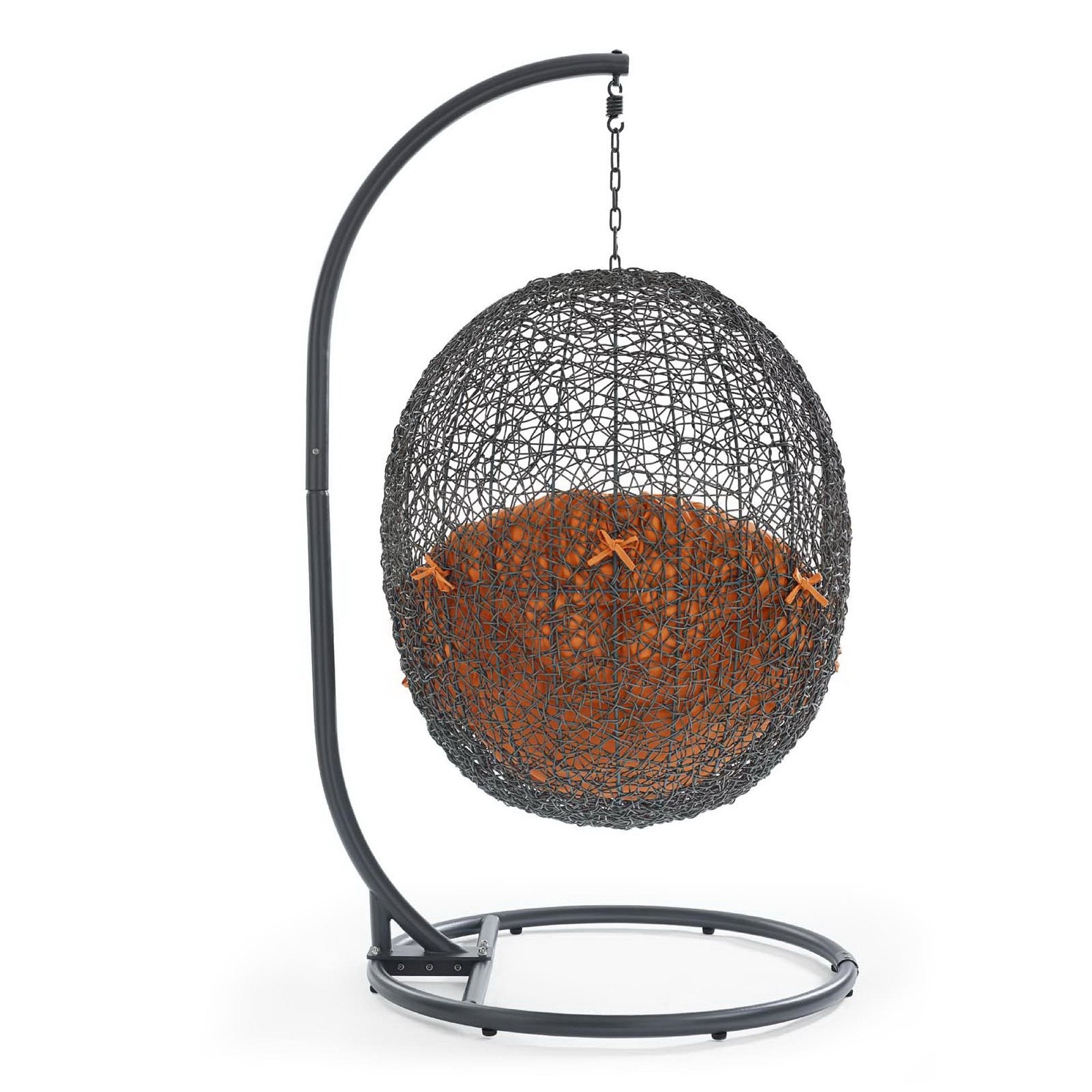 Modway Hide Outdoor Patio Swing Chair With Stand
