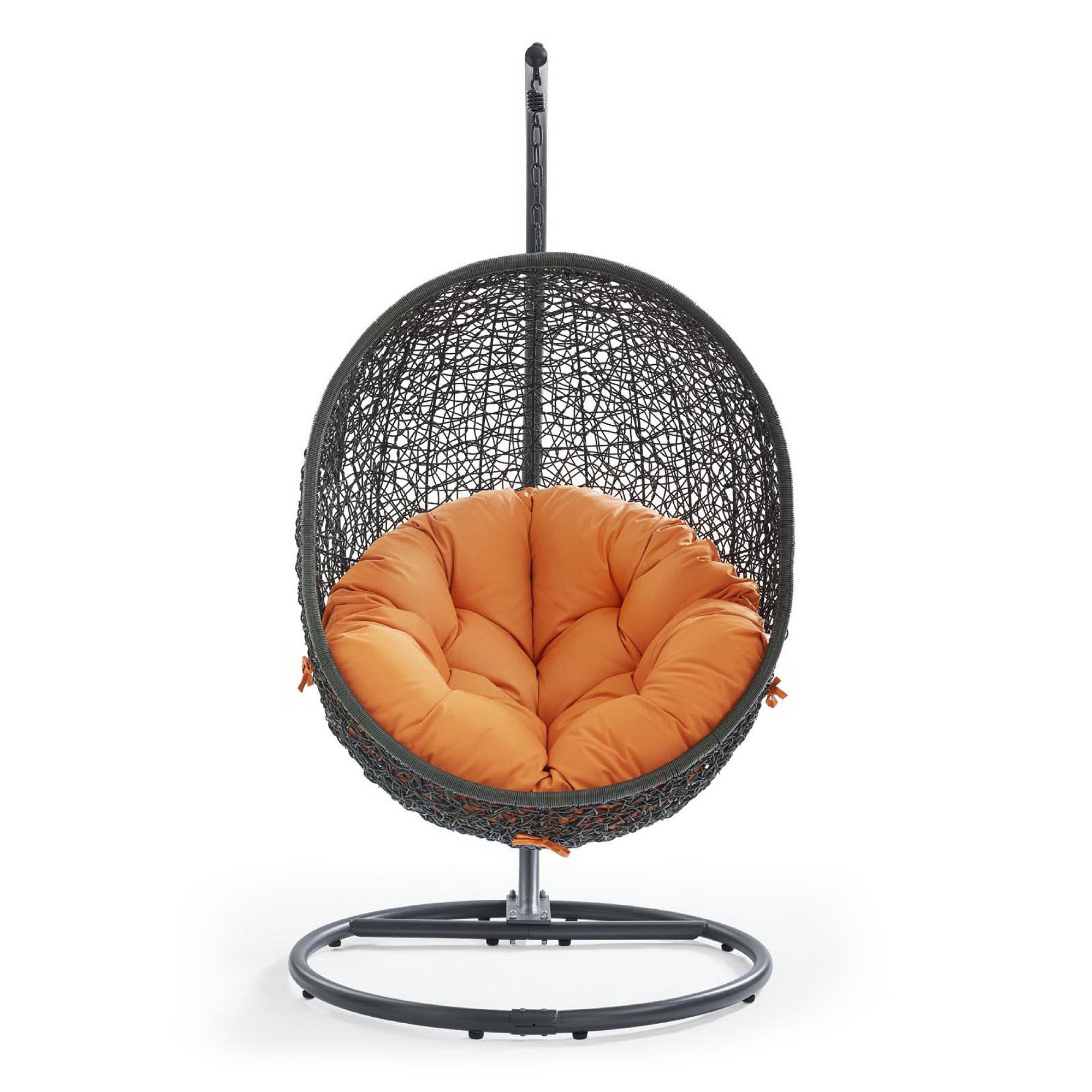 Modway Hide Outdoor Patio Swing Chair With Stand